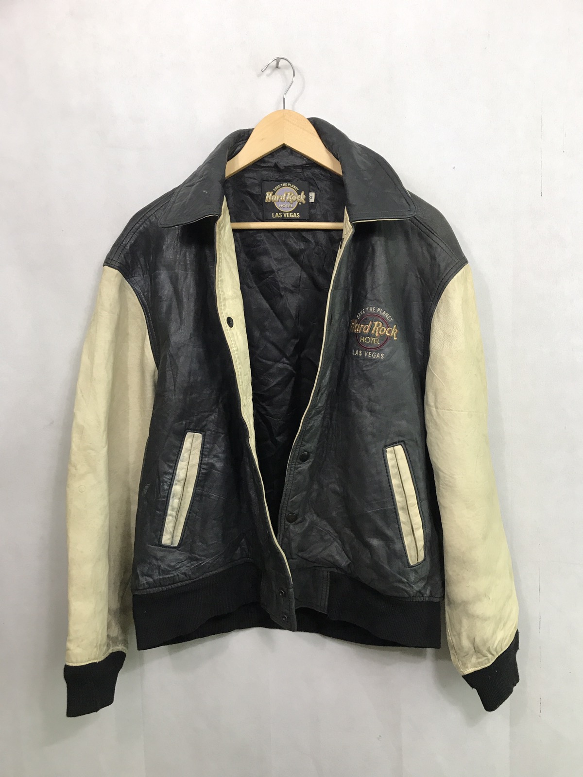 Hard Rock Cafe - ?Vintage Hard Rock Cafe LAS VEGAS Varsity leather jacket