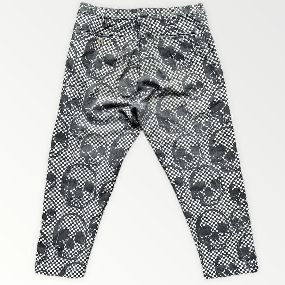 Runway SS11 Skull Checkered Print Pants - 9