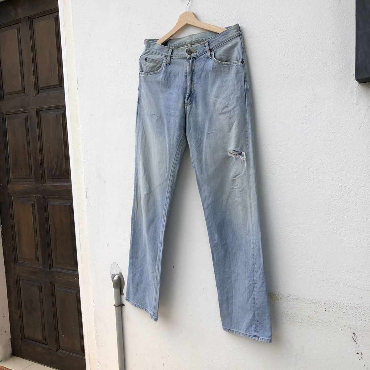 VINTAGE LEE RIDERS DISTRESSED DENIM - 3