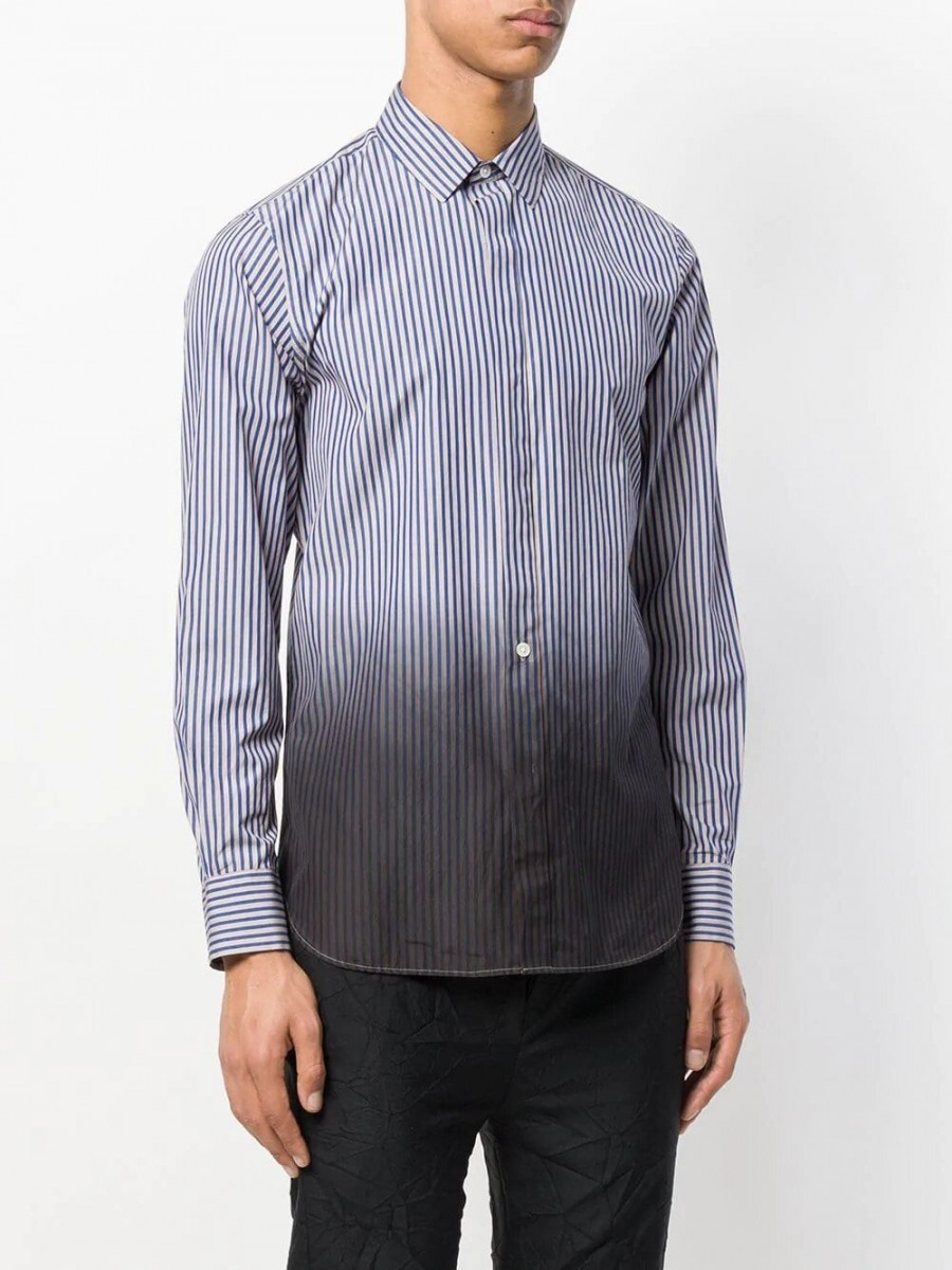 Striped Gradient Shirt - 2