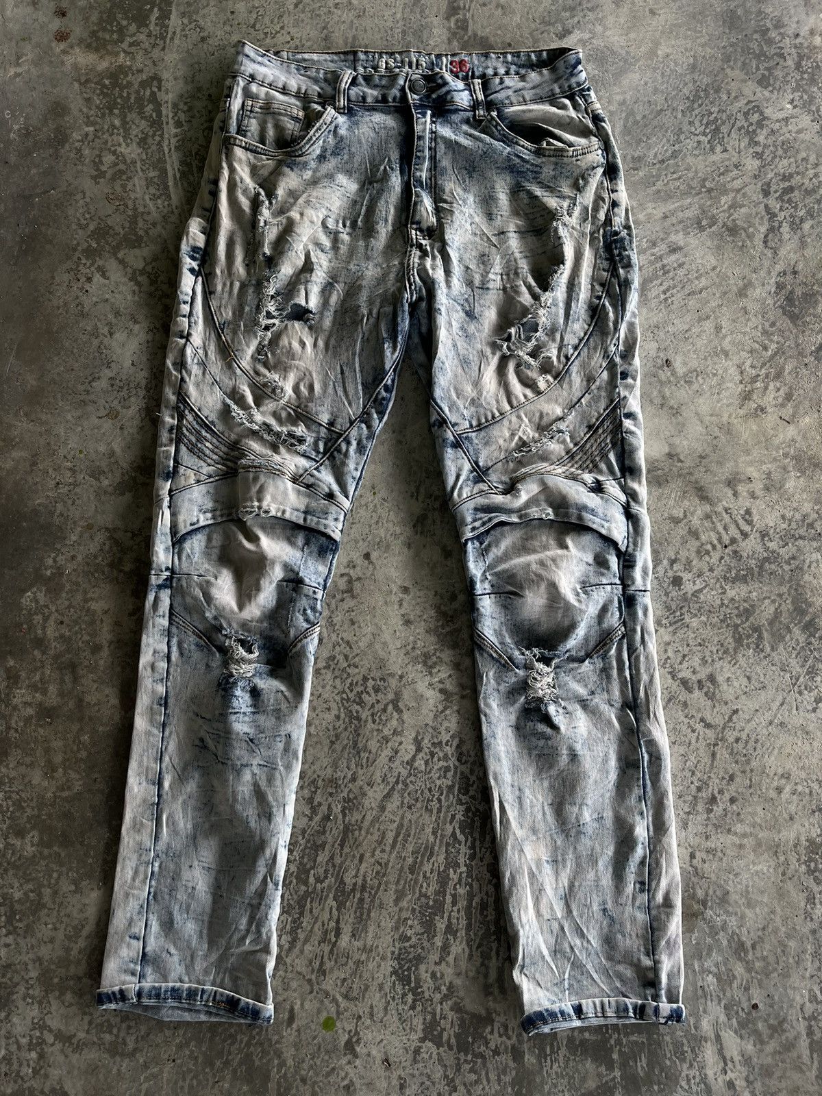 Vintage - 💥Distressed Moto 115 Denim - 1