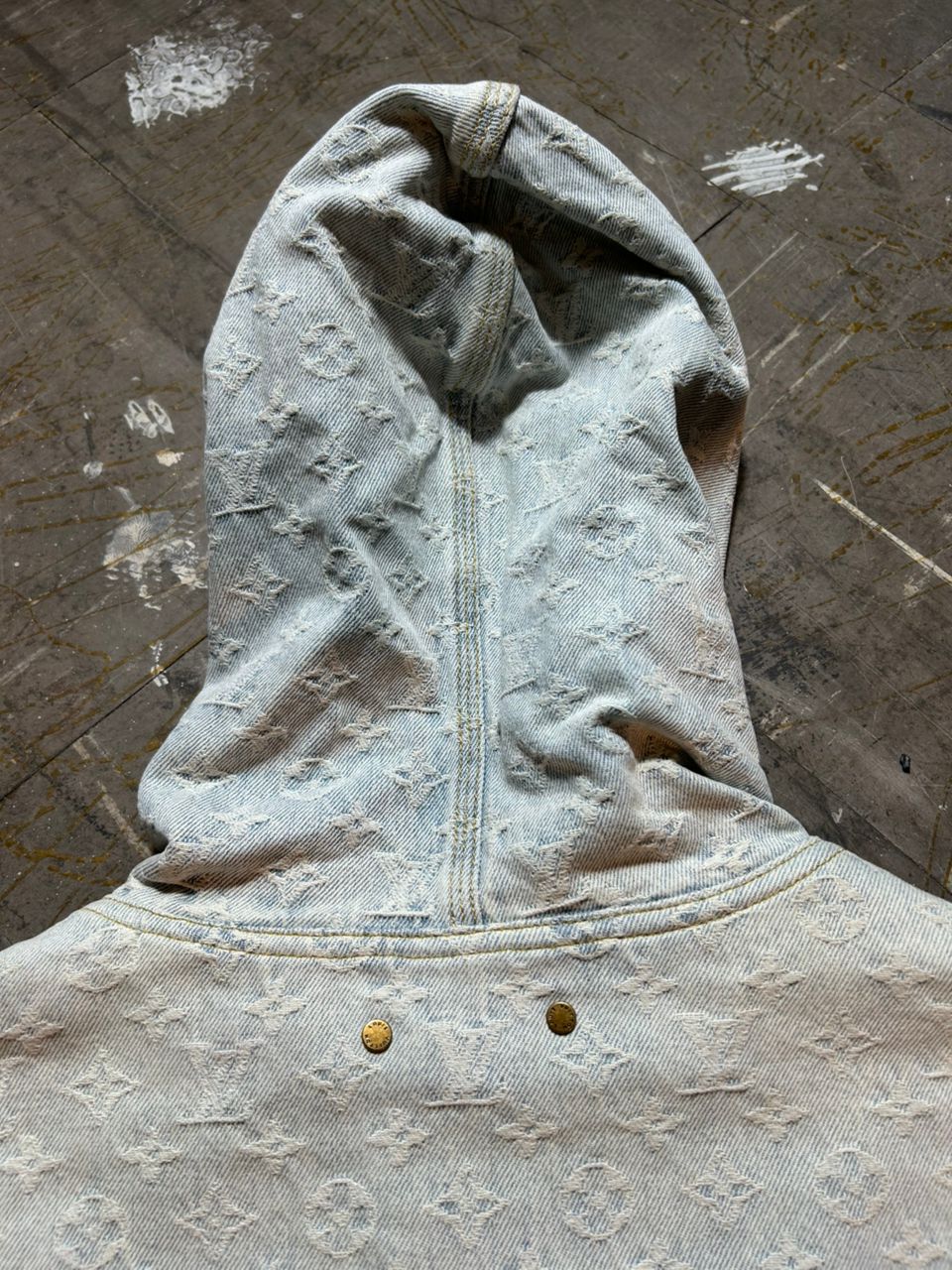 louis vuitton NBA monogram denim jacket - 9