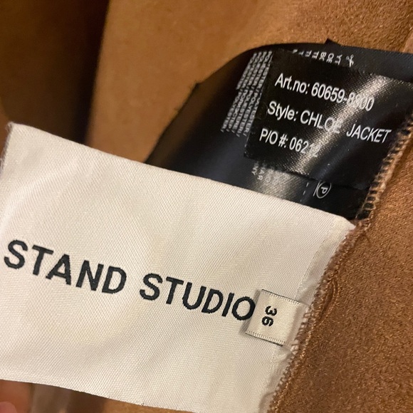 Stand Studio Chloe Faux Suede Jacket - 4