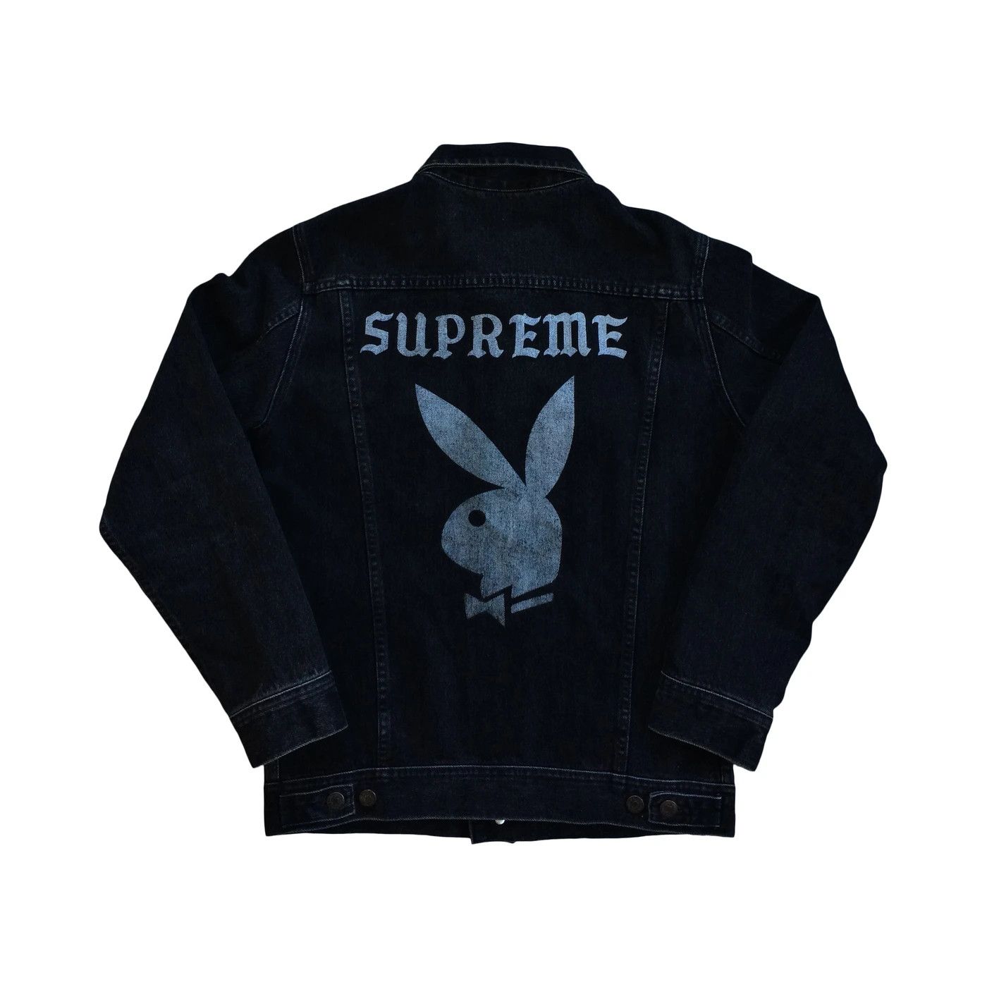 S/S 2014 Supreme x Playboy Denim Jacket size small - 1