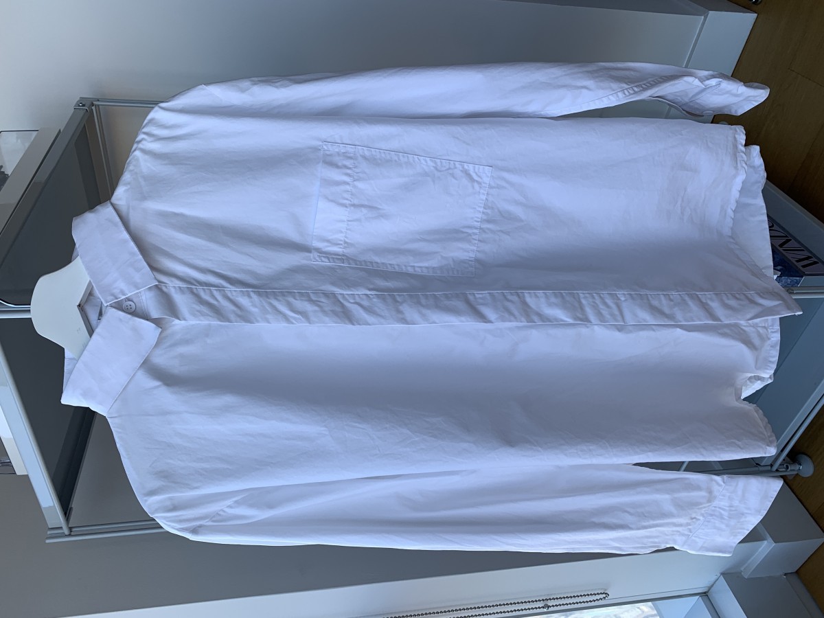 Cotton Poplin Shirt w/ Elasticated Detail - 2
