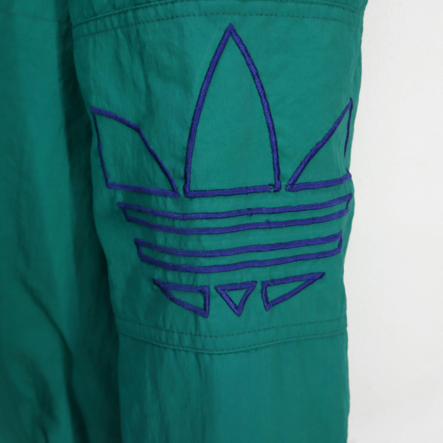 ADIDAS Big Logo Spellout Embroidered Coat Hoodie Quilted - 3
