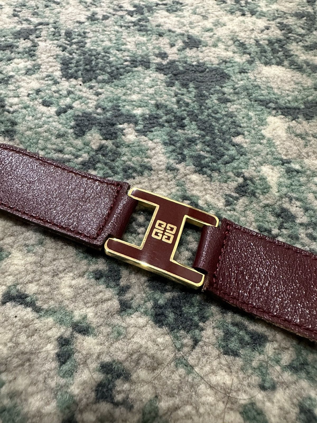 Vintage 1980 Givenchy Leather Ladies Belt - 9