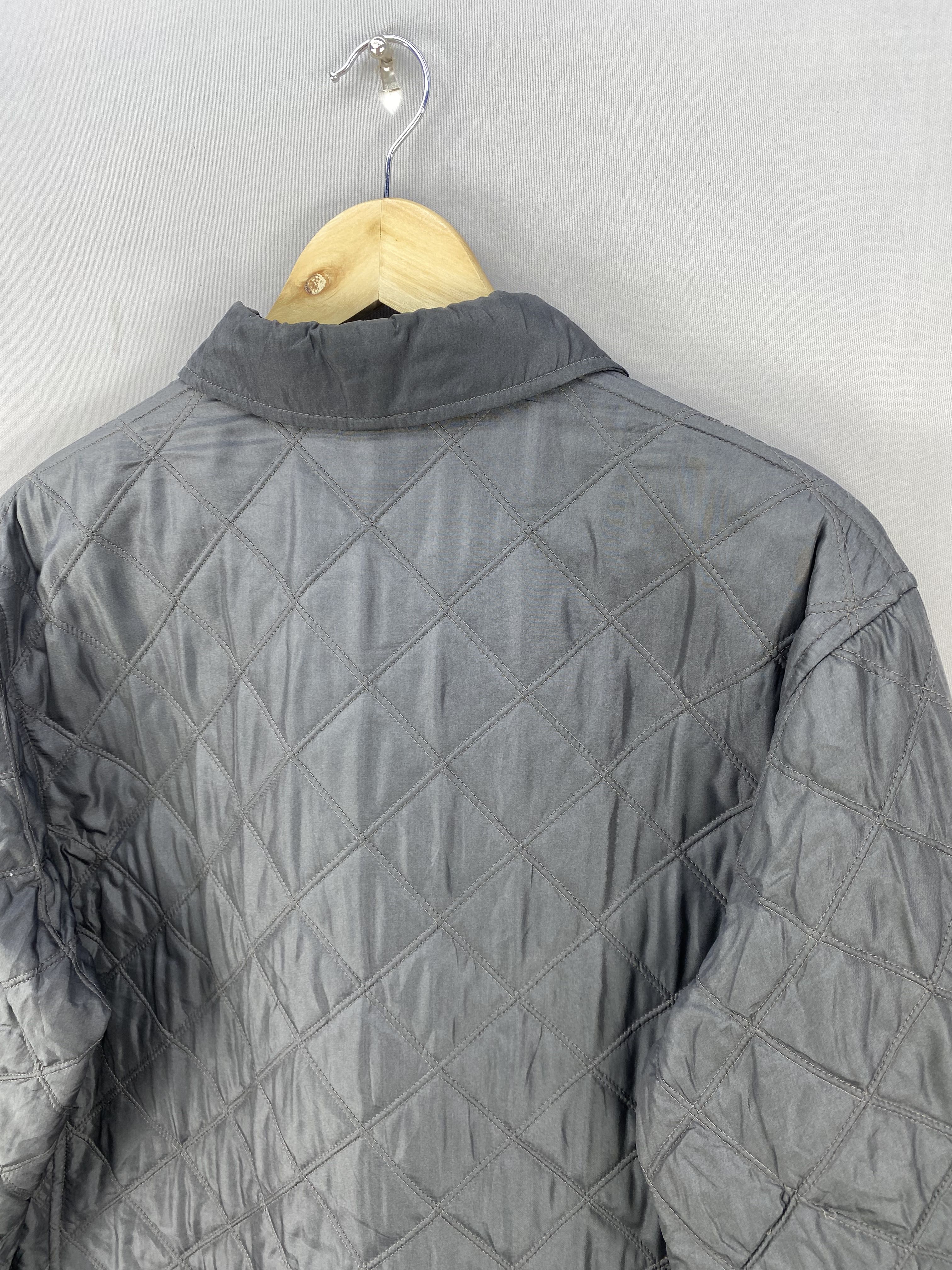 Salvatore Ferragamo Quilted Nylon Snap Button Jacket - 5