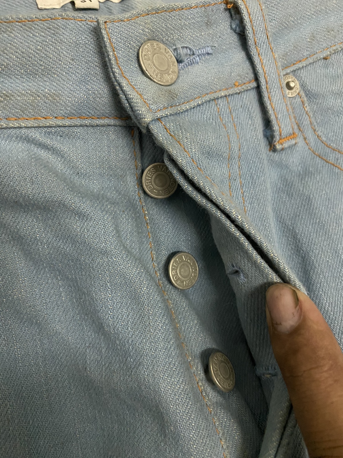 Offer‼️Vintage Dries Van Noten Selvedge Denim Jeans - 5