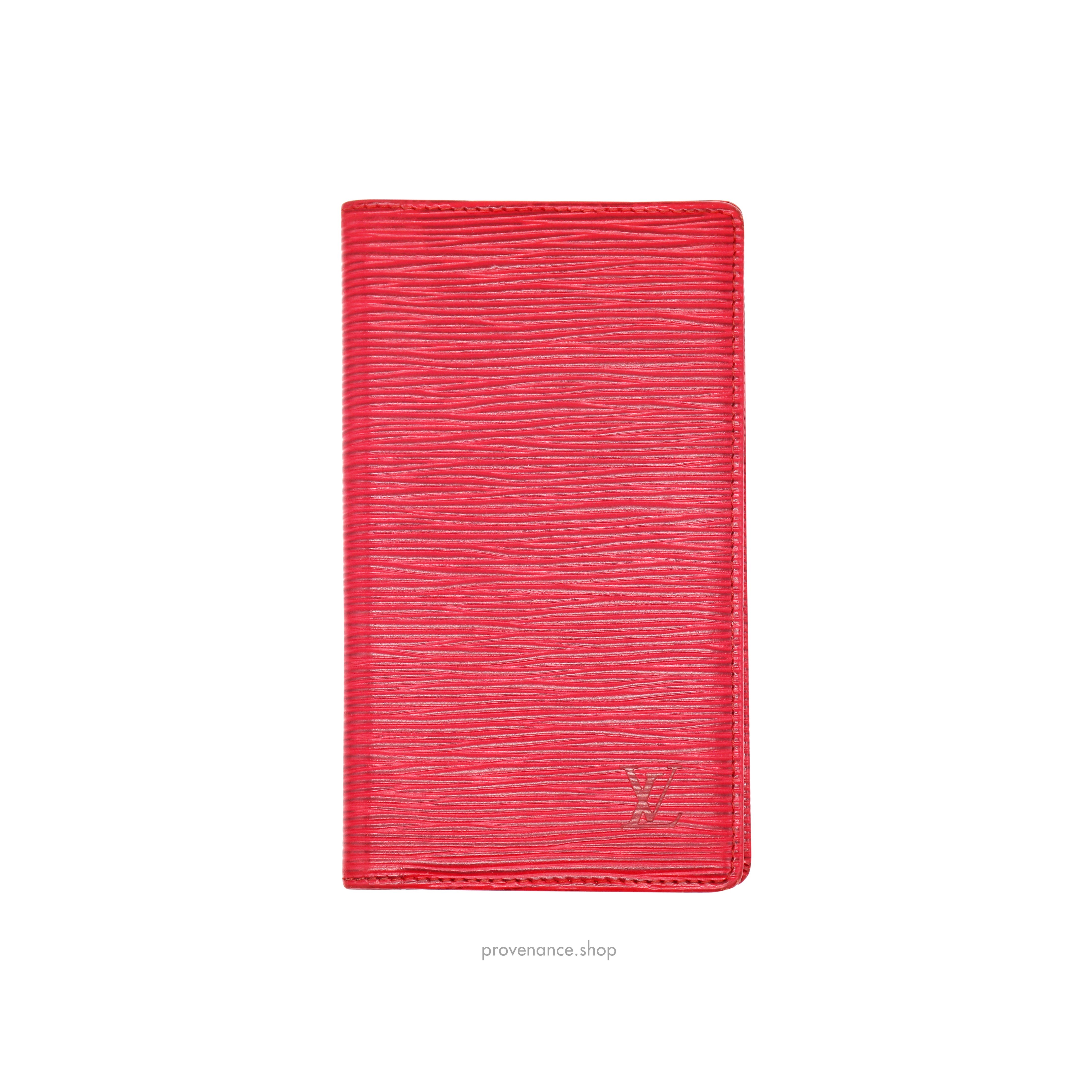 Long Wallet - Red Epi Leather - 2