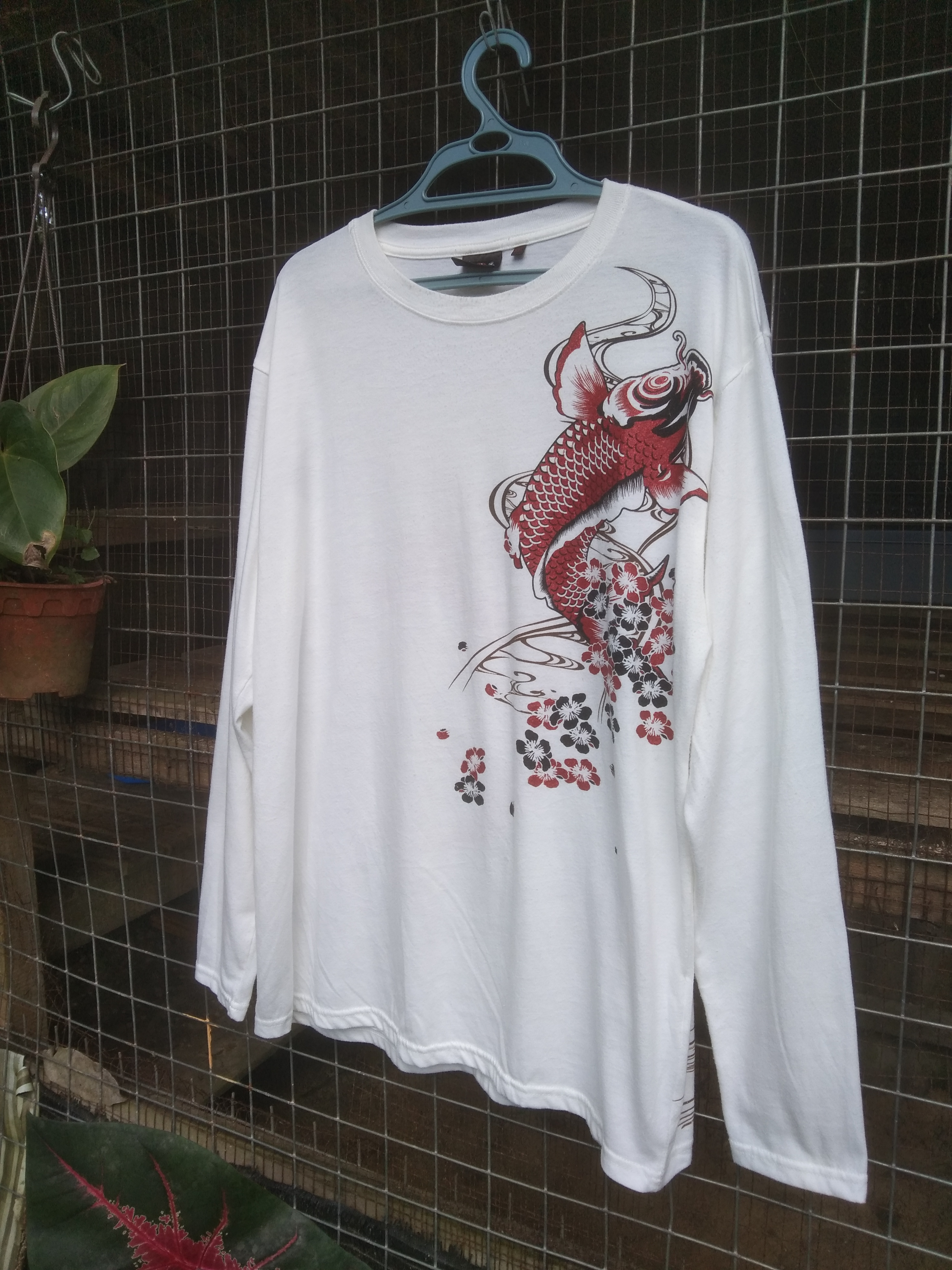 Japanese Brand - VINTAGE KOI FISH SUKAJAN SHIRT - 4