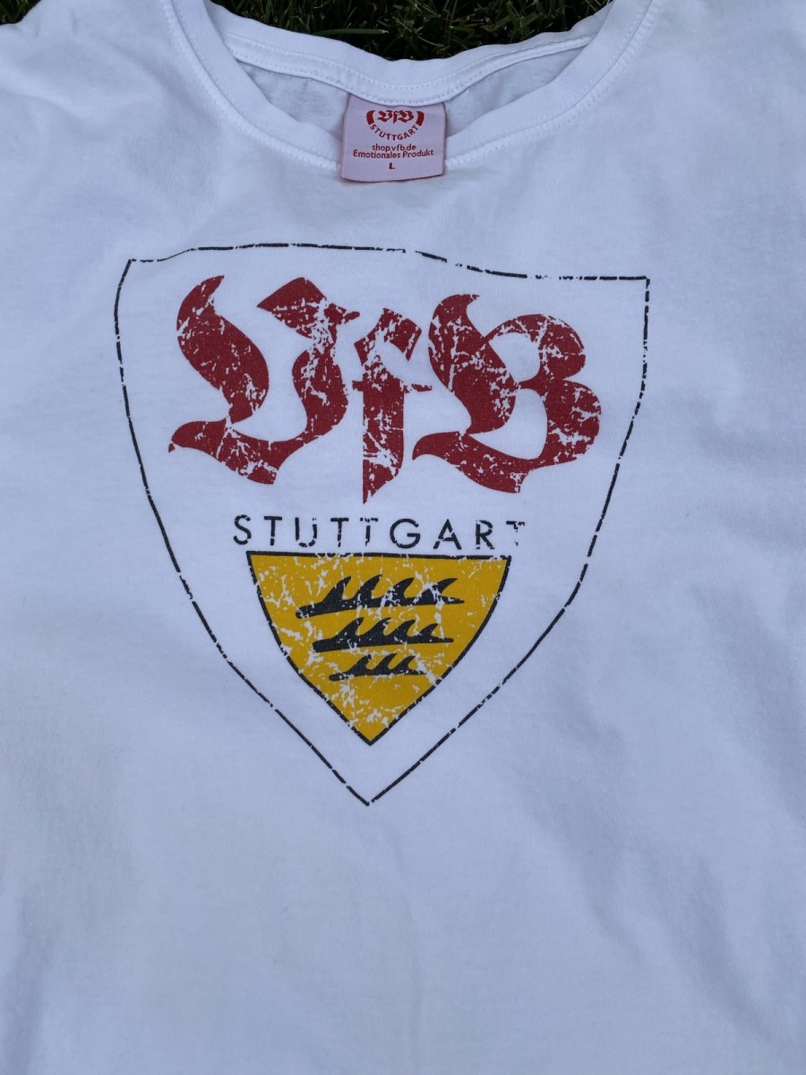 Soccer Jersey - VfB Stuttgart Big Logo Tee - 3