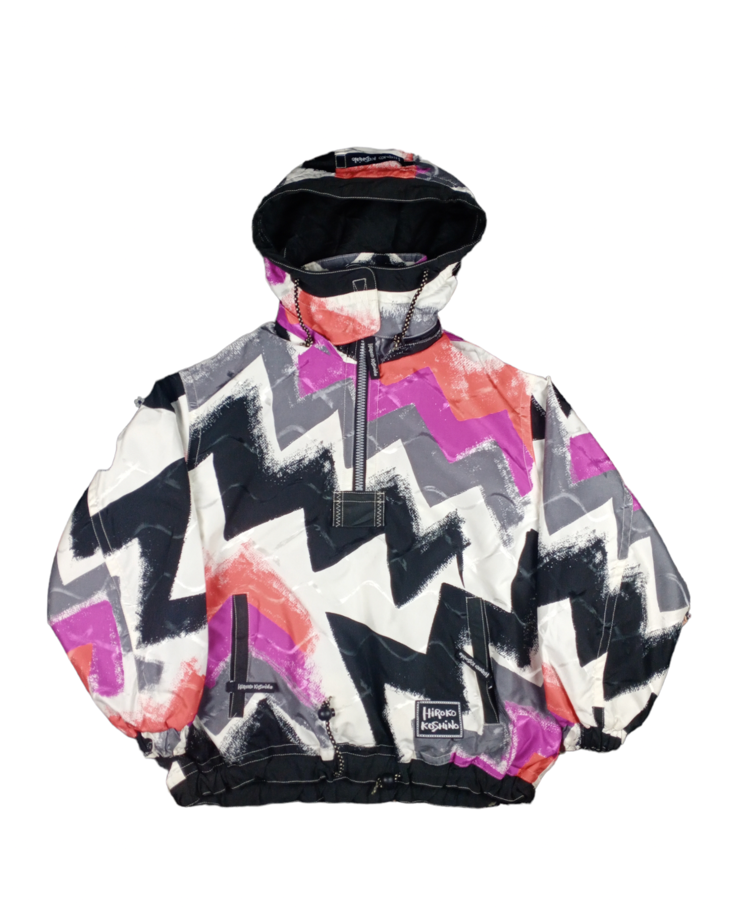 Japanese Brand - 💥RARE💥Vintage Hiroko Koshino Pop Art Halfziper Ski Jacket - 1