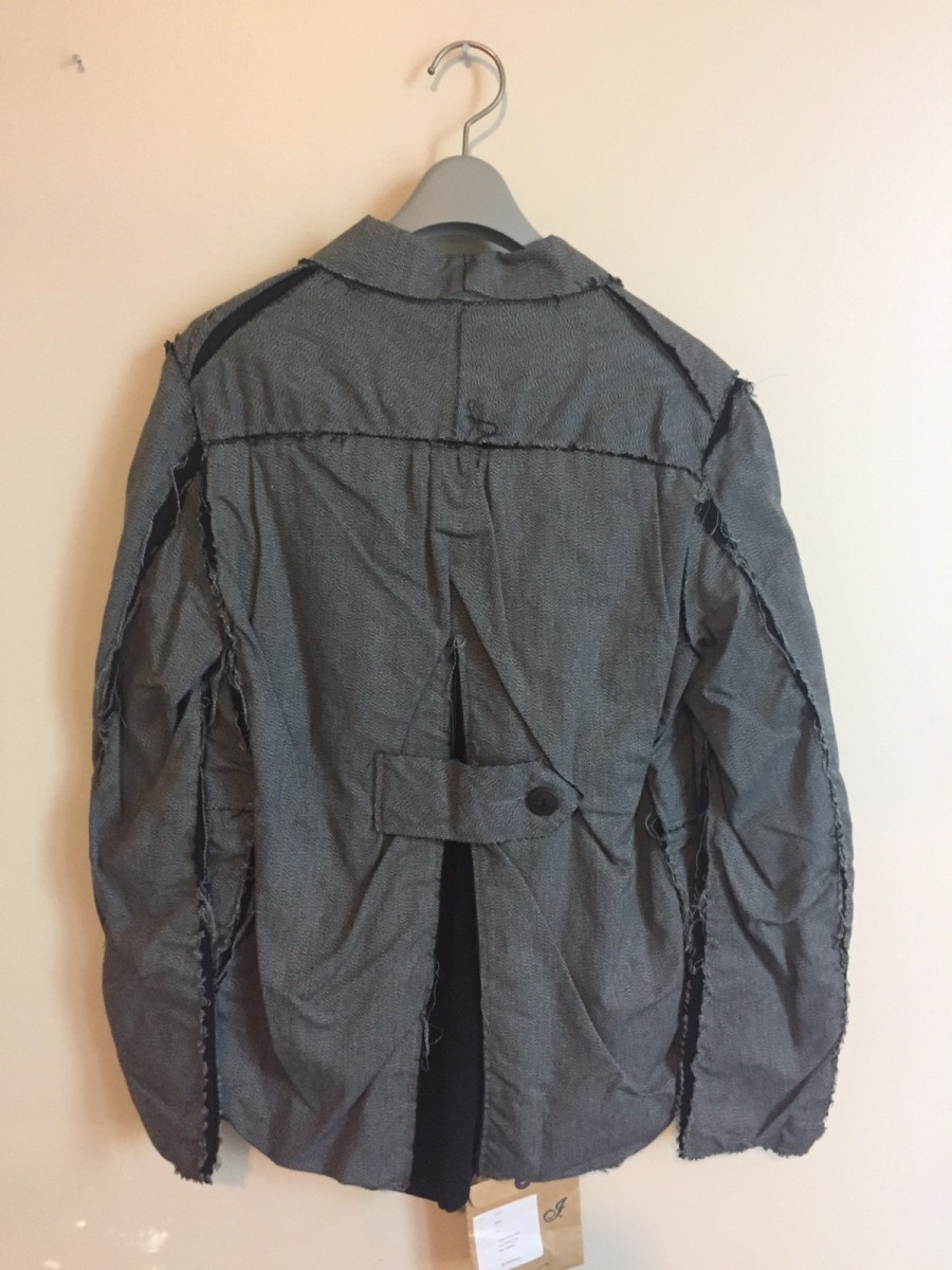 Takahiromiyashita The Soloist. - Distressed patchwork jacket - 2