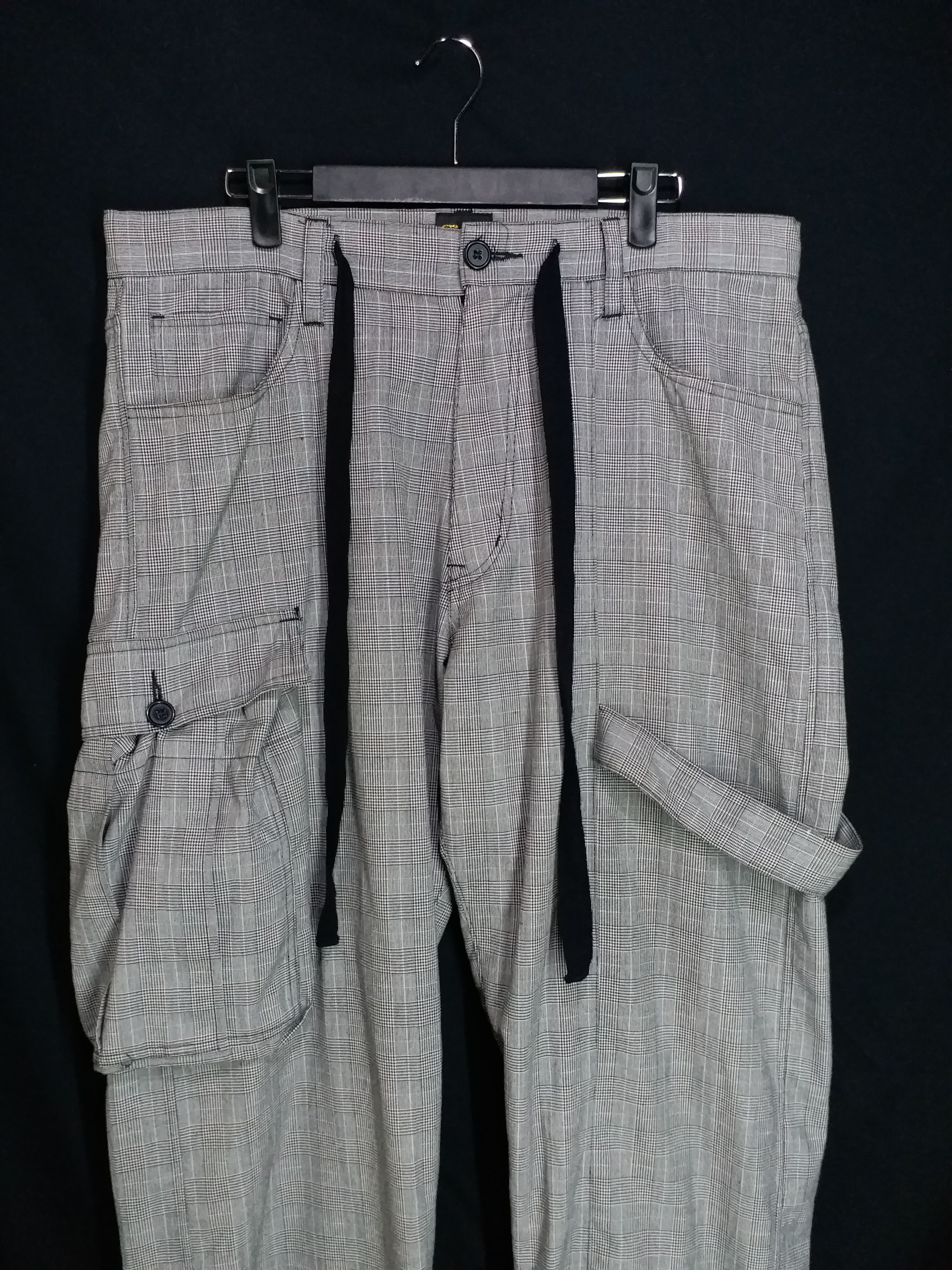 Japanese Brand - ‼️MUST GONE🚀 Glen Plaid Pants Baggy Saggy Japan Streetwear - 2