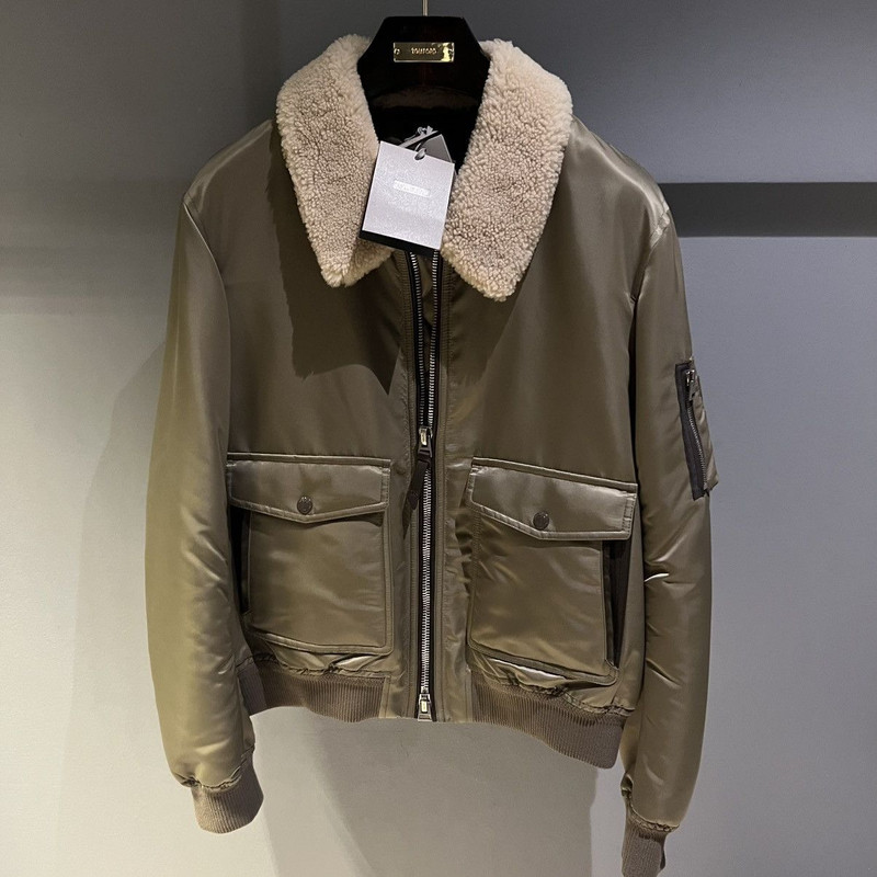 Tom Ford Shearling Collar Jacket in Large - 1