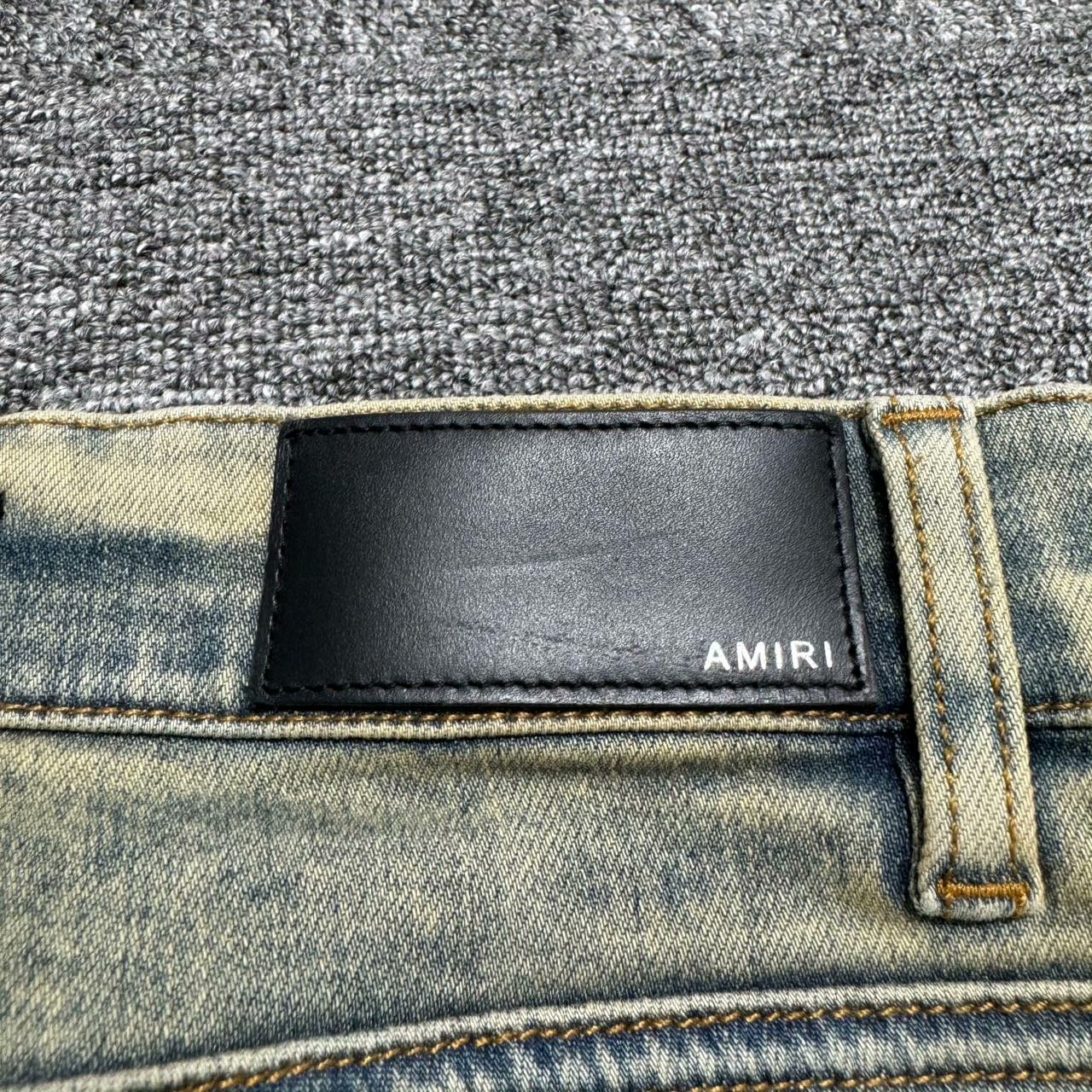 Amiri Disappear Mud-Dyed Distressed Denim Jeans - 4