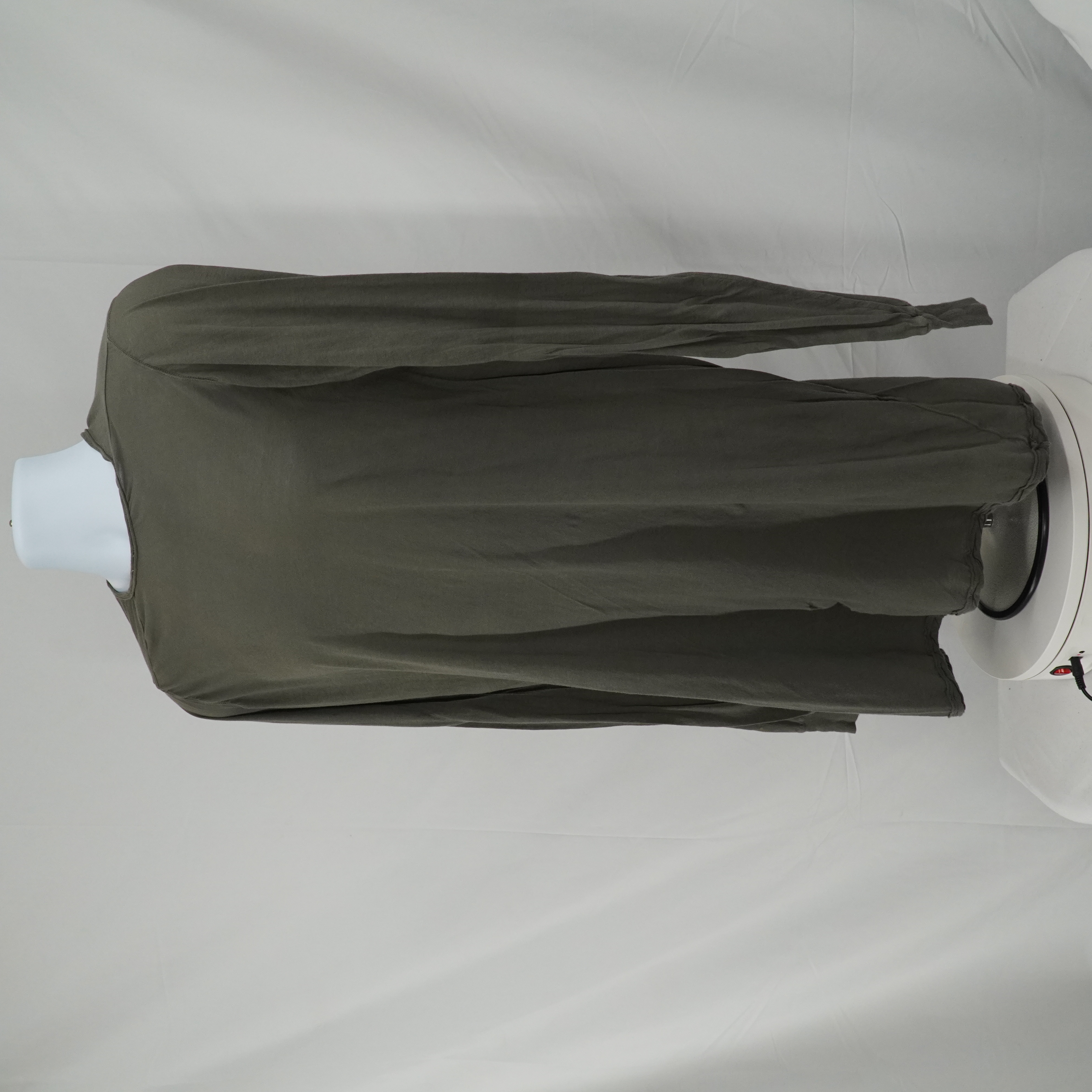 Green Long Length Level Basic Tee - Long Sleeve - 8