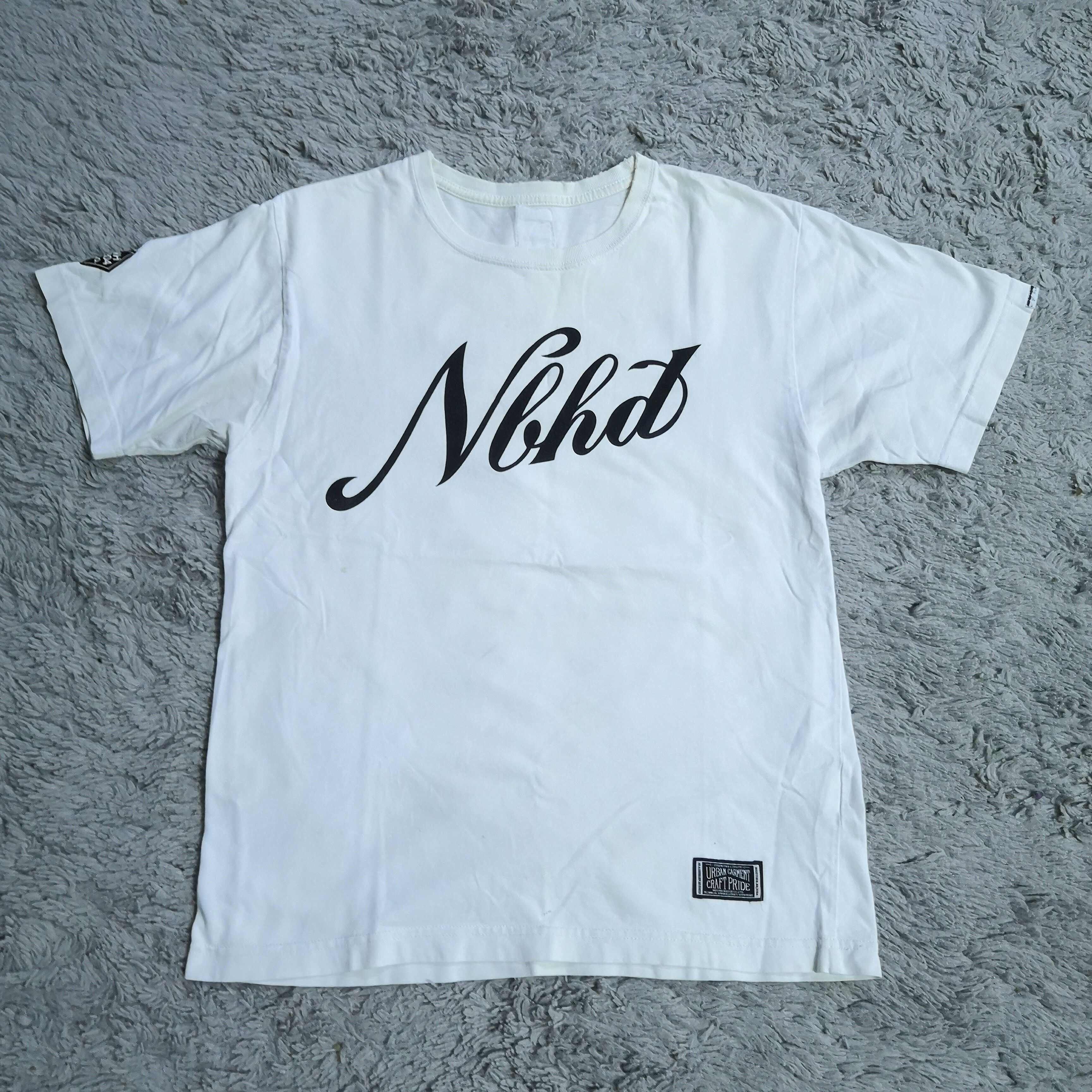 Vintage Neighborhood Japan Distressed White T-Shirt - 1