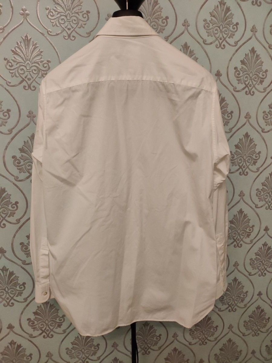 GRAIL ! ARCHIVE ! Y's white two pocket wide long shirt - 4