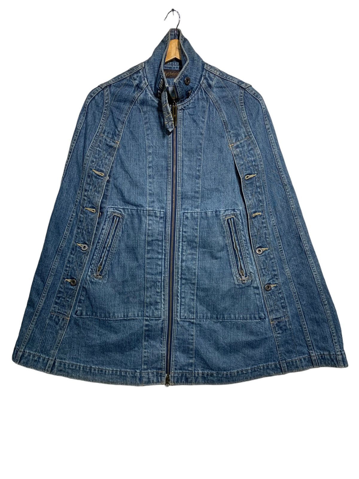 🔥HYSTERIC GLAMOUR DENIM PONCHO JACKET - 4