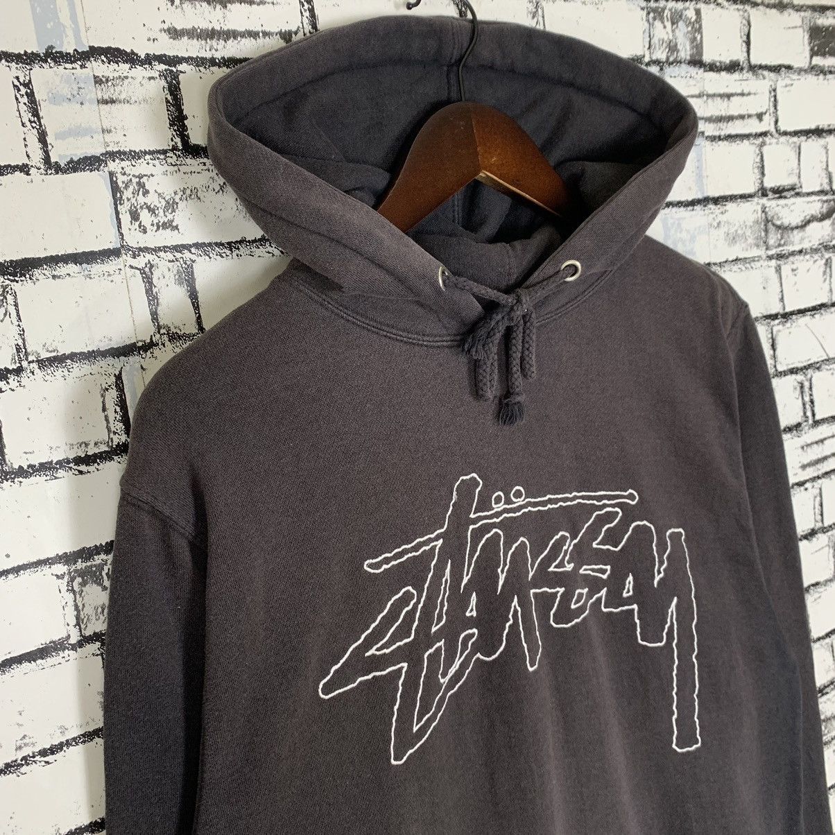 Vintage Stussy America Clothing Hoodie Pullover - 4