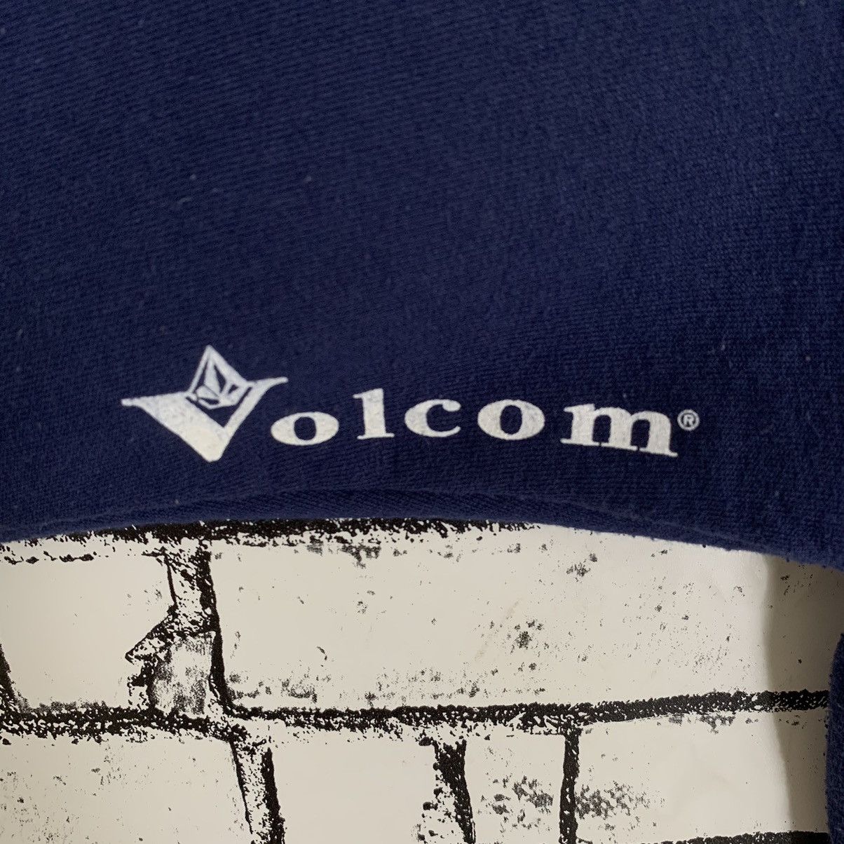 Vintage Volcom Sweatshirt Navy Blue - 10