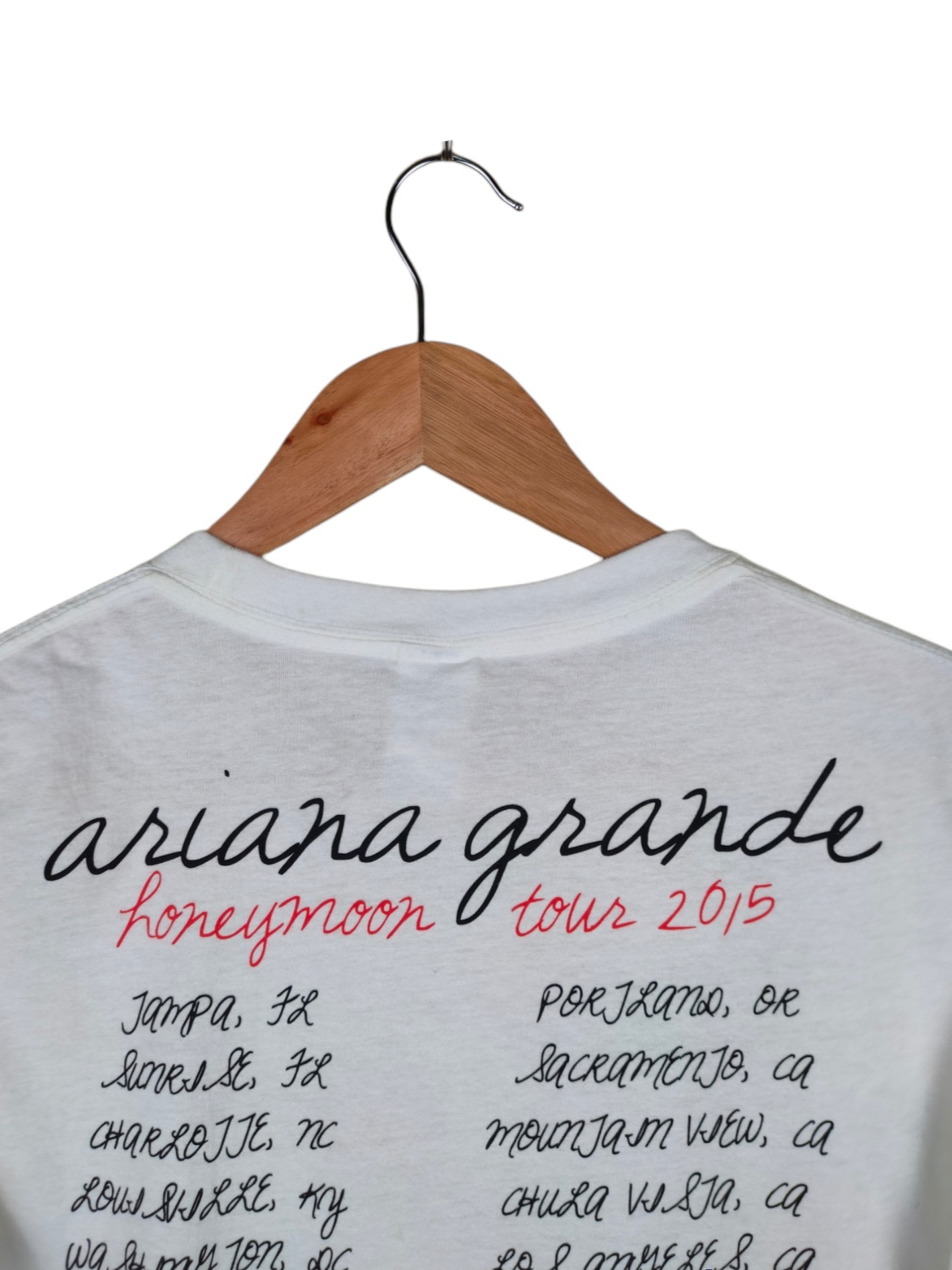 Tour Tee - Ariana Grande Honeymoon Tour 2015 Shirt - 4