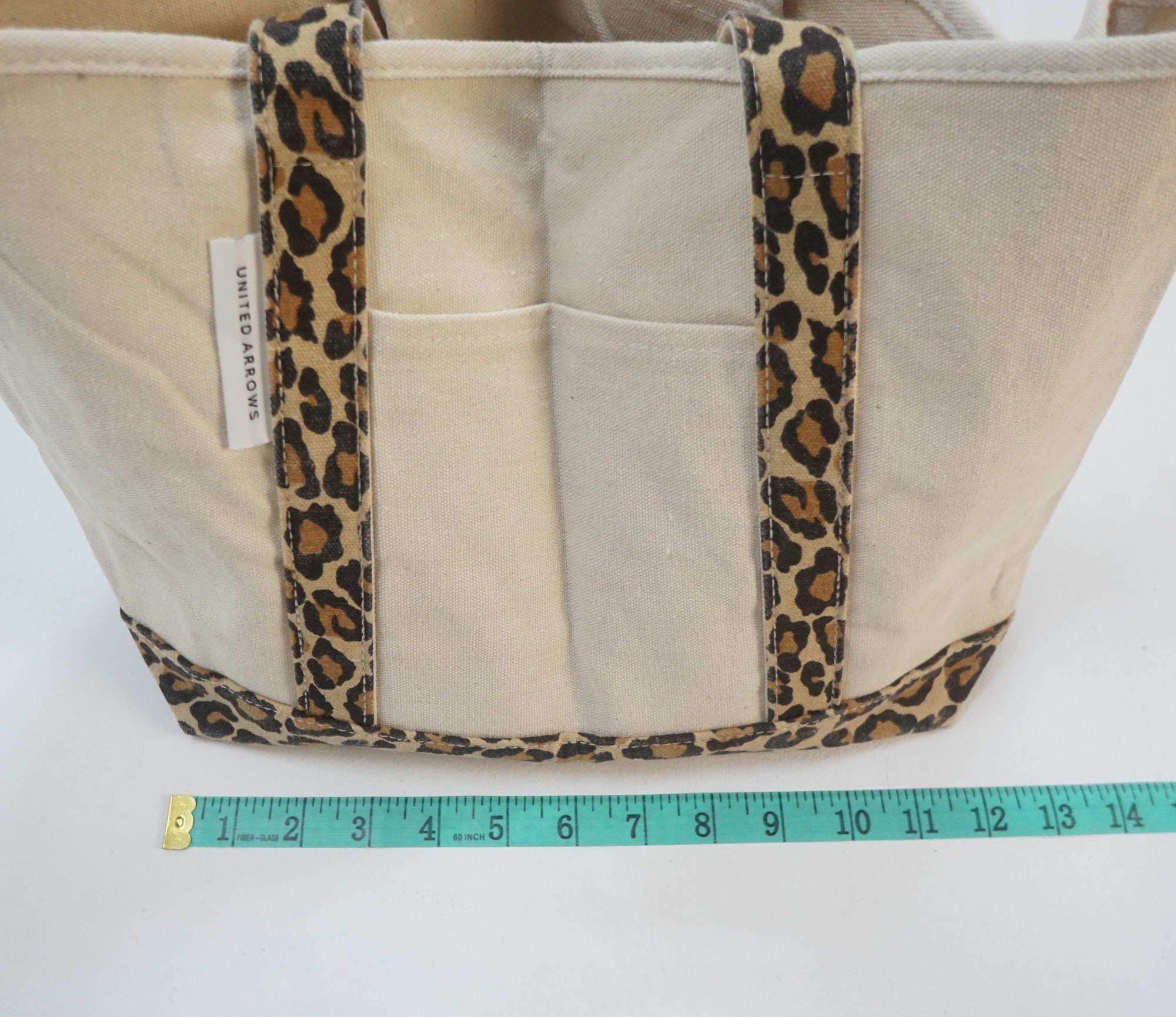 UNITED ARROWS Leopard Printed Tote Bag - 9