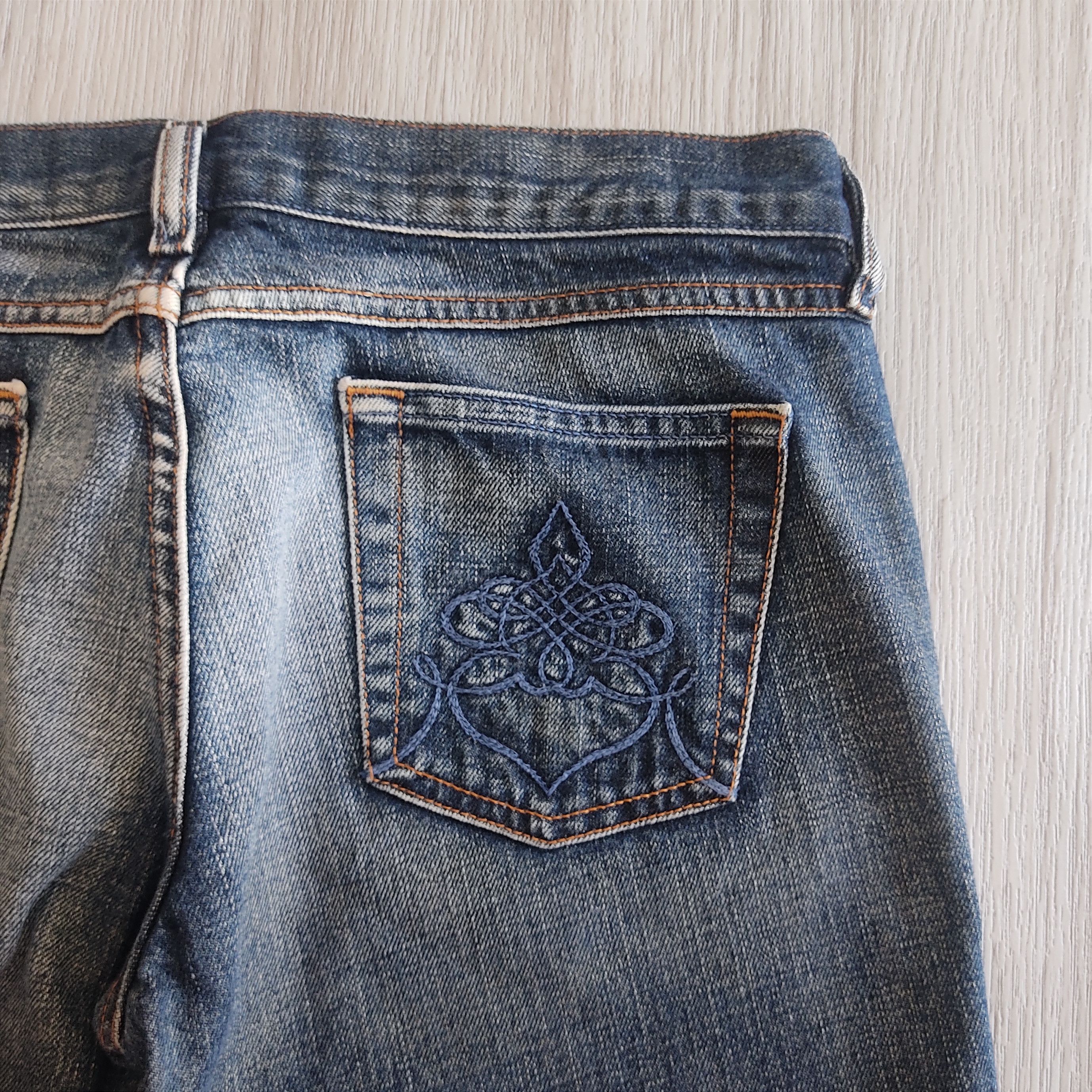 Vintage Diesel Embroidered Back Pocket Denim Pants - 6