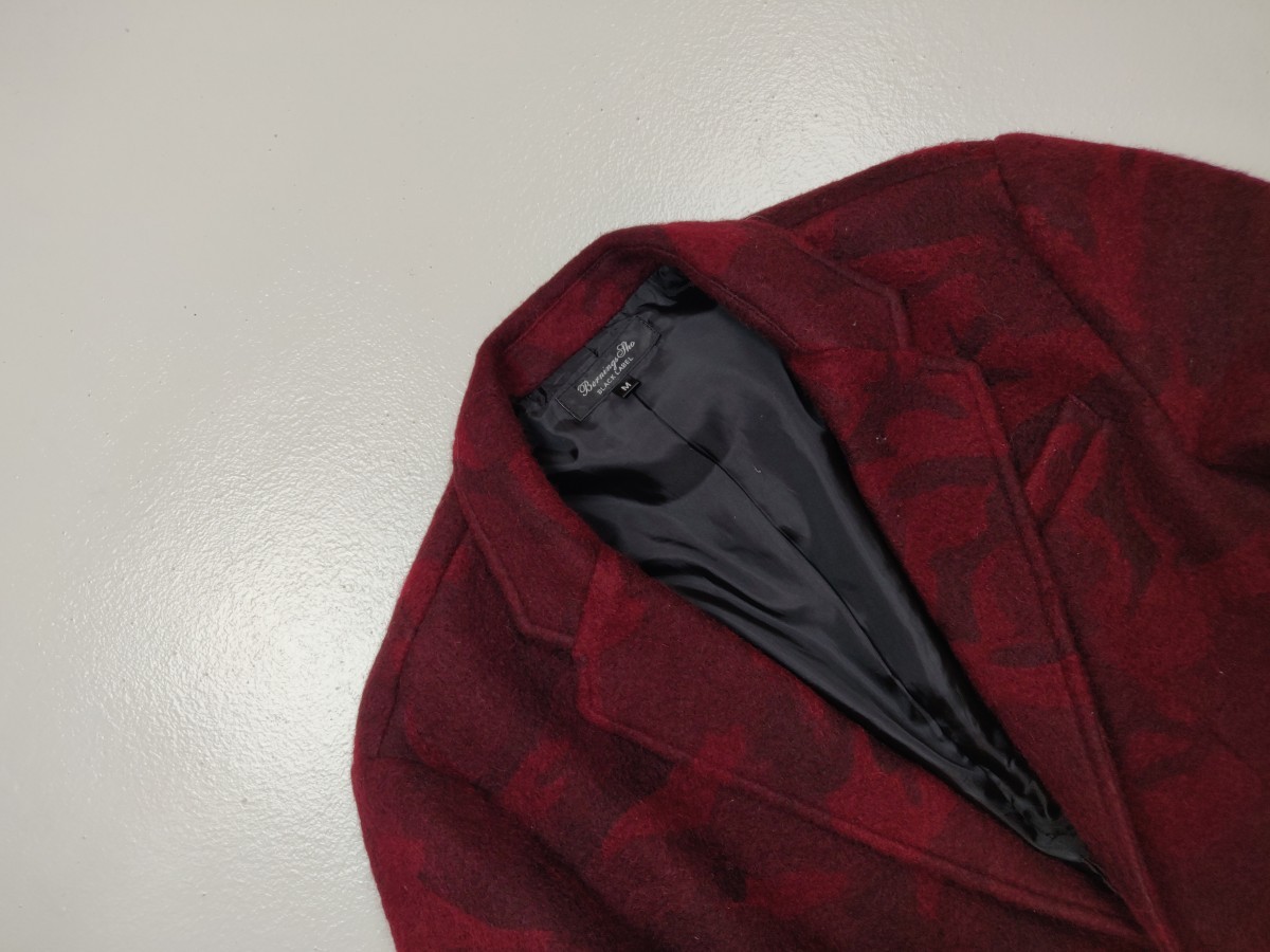 Camo - Berning Sho Blck Label Red Single Button Blazer Jacket - 2