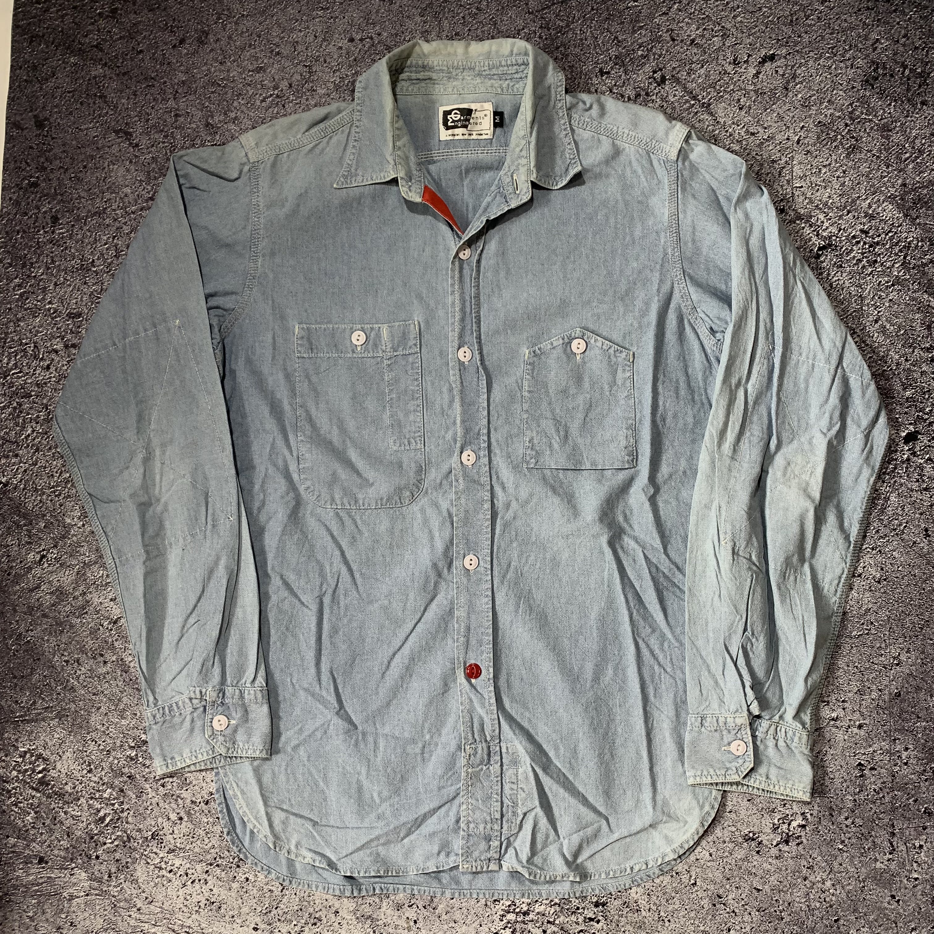 Engineered Garments by Nepenthes Ny Washed Denim Shirt - 1