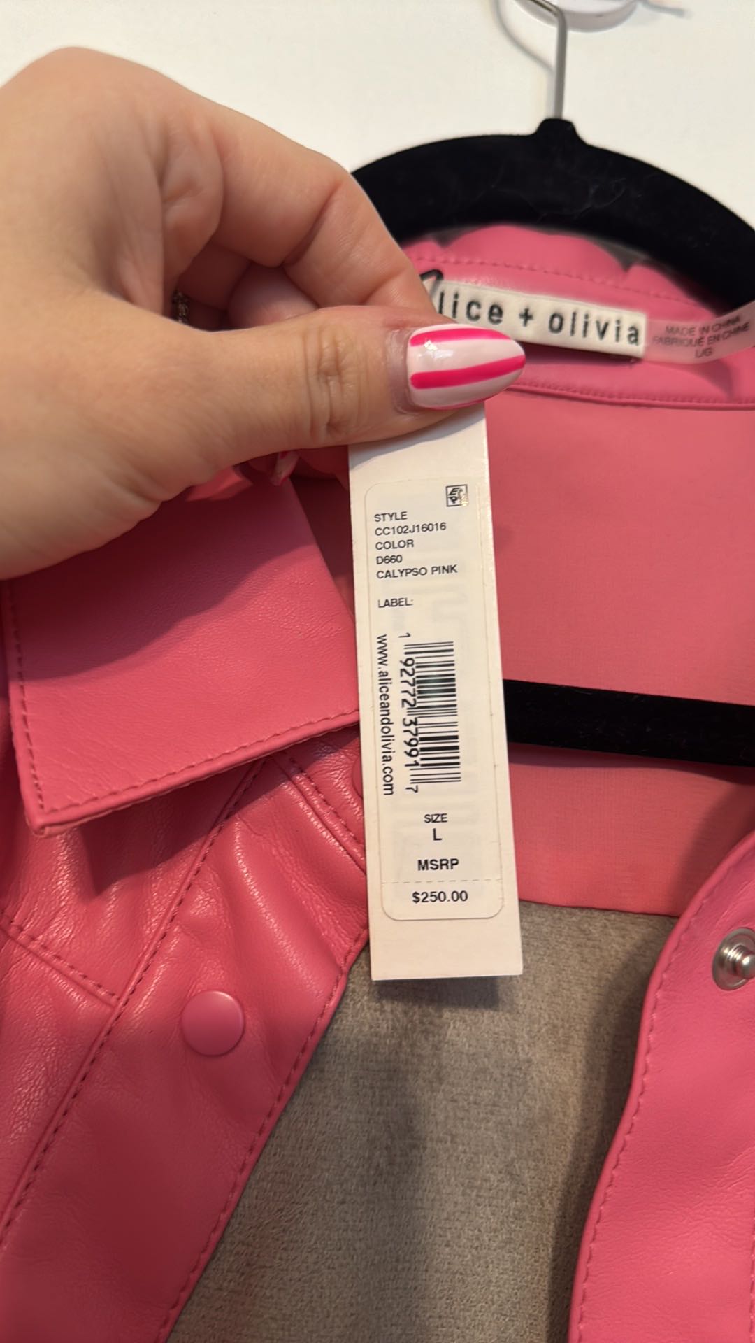 Alice + Olivia Edyth Button Down & Lorinda High Waisted Pants in Calypso Pink - 13
