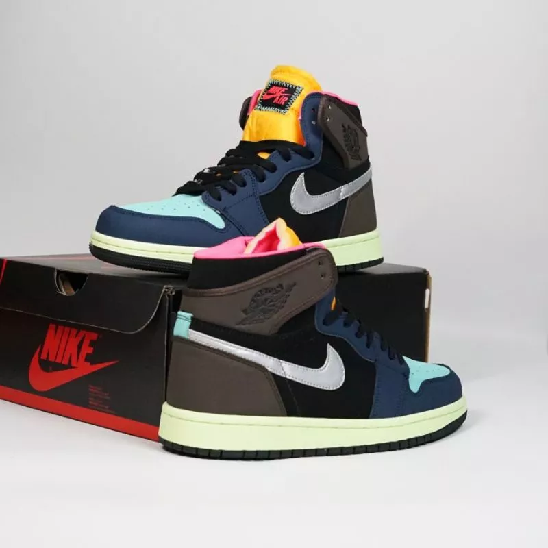 Nike Air Jordan 1 Retro Rare Color Great Quality Custom made - 1