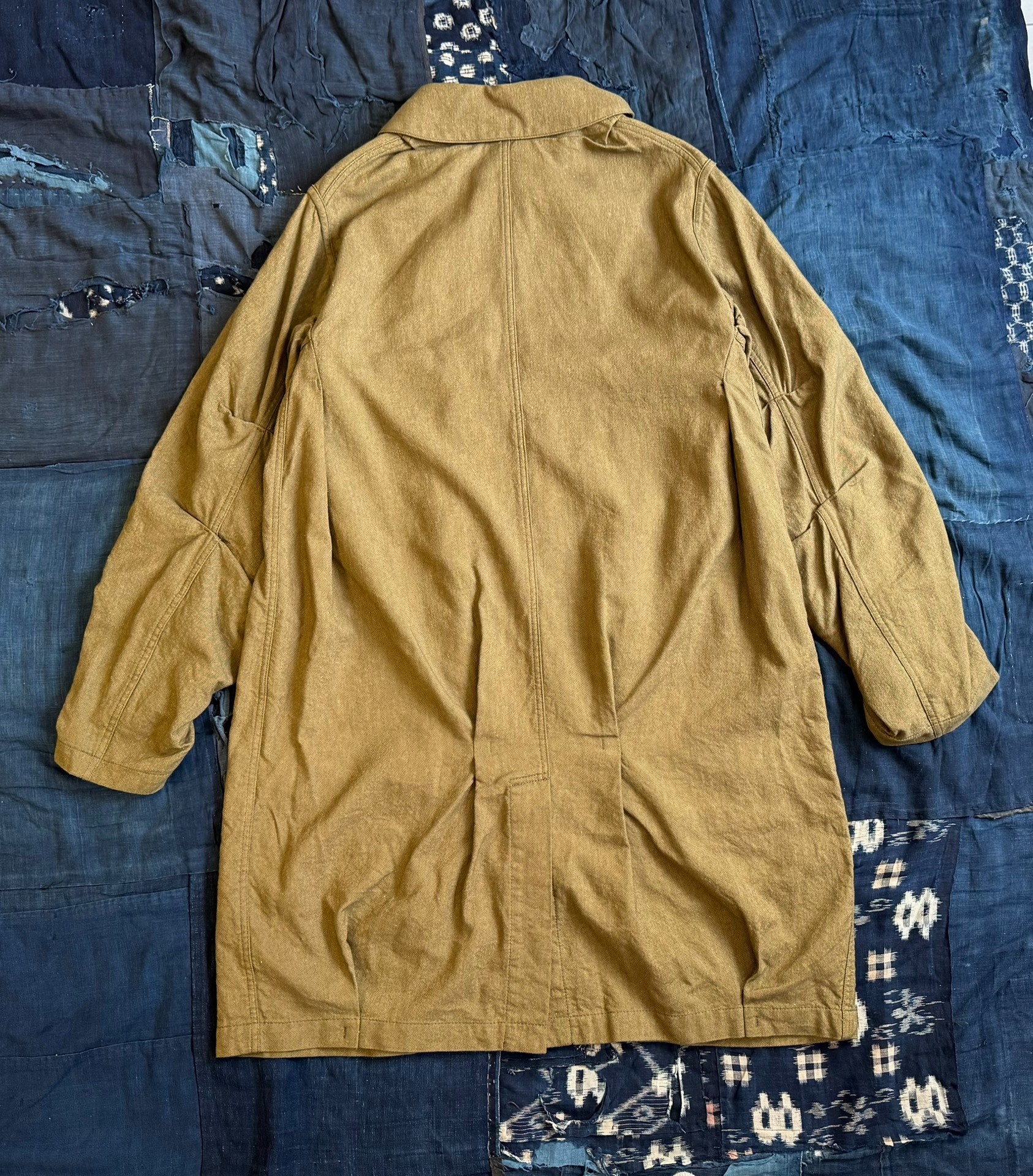 VISVIM 18AW AYRES COAT NELL W/LI wool blend coat - 3