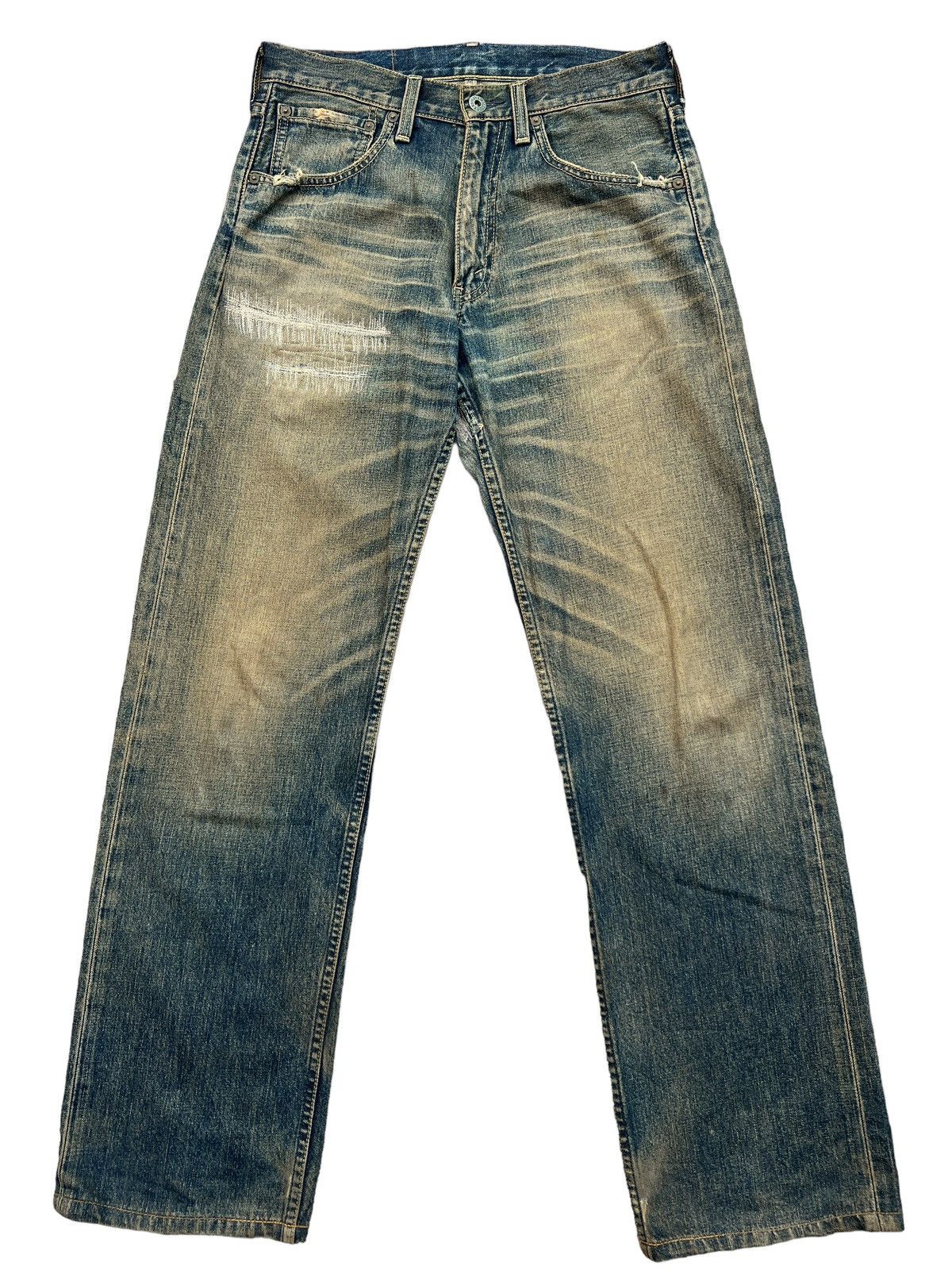 Vintage Levi’s 503 Distressed Rusty Denim Jeans 30x32 - 2