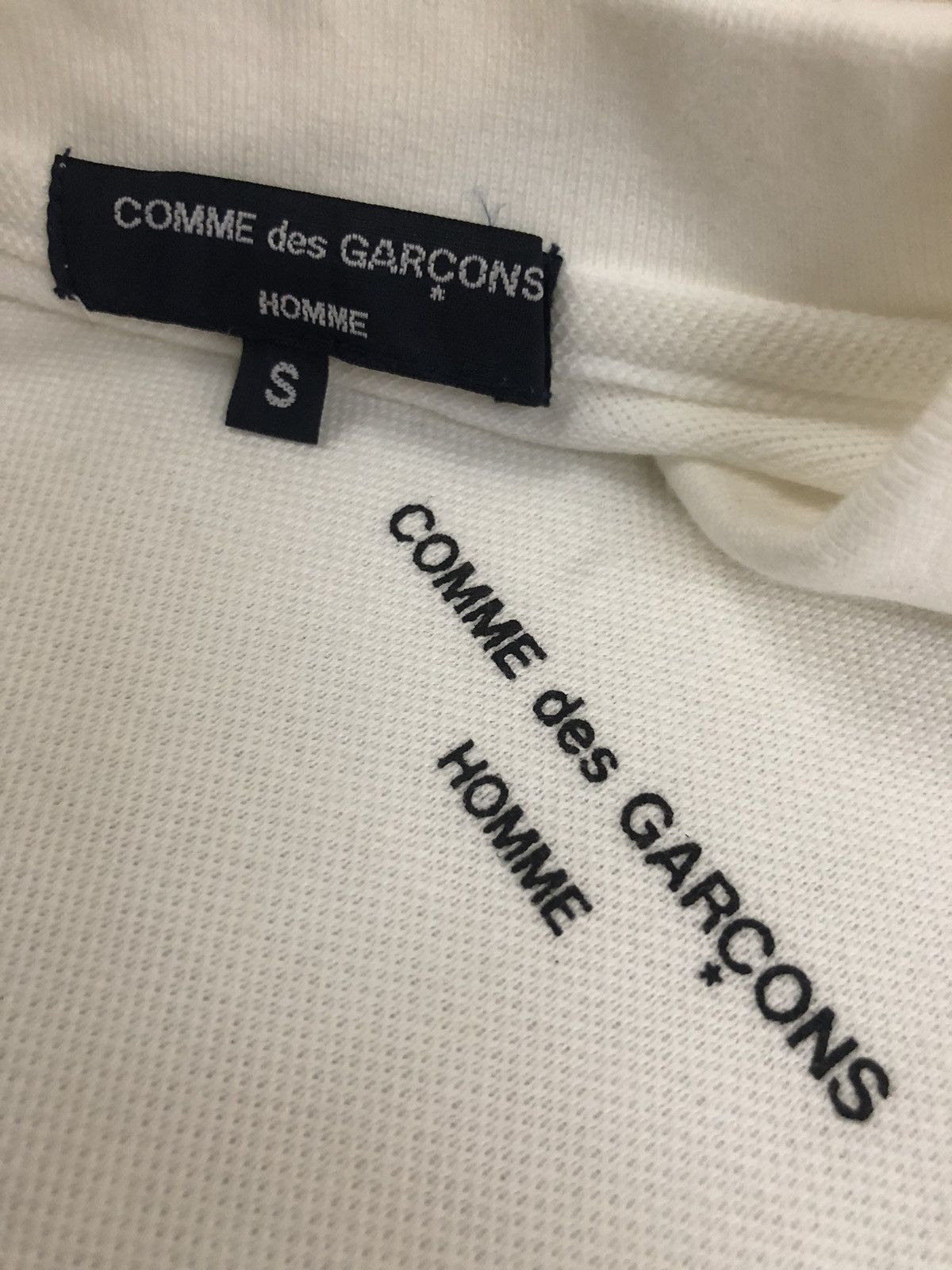 ARCHIVE🔥SS10 Comme des Garçons Homme Spellout Staff Polo - 4