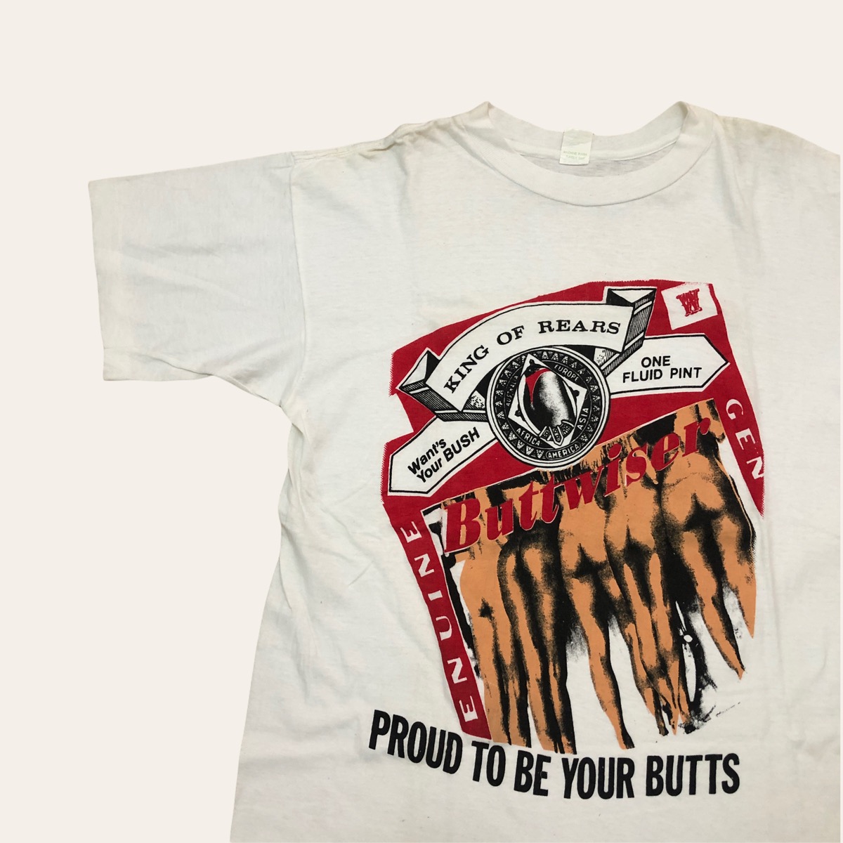 Buttwiser Funny Proud to be your Butts T-Shirt  - 2