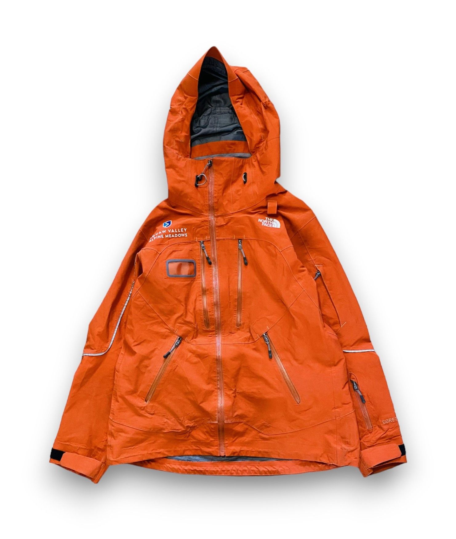 The North Face Goretex Pro Ski Jacket Raincoat Orange - 1