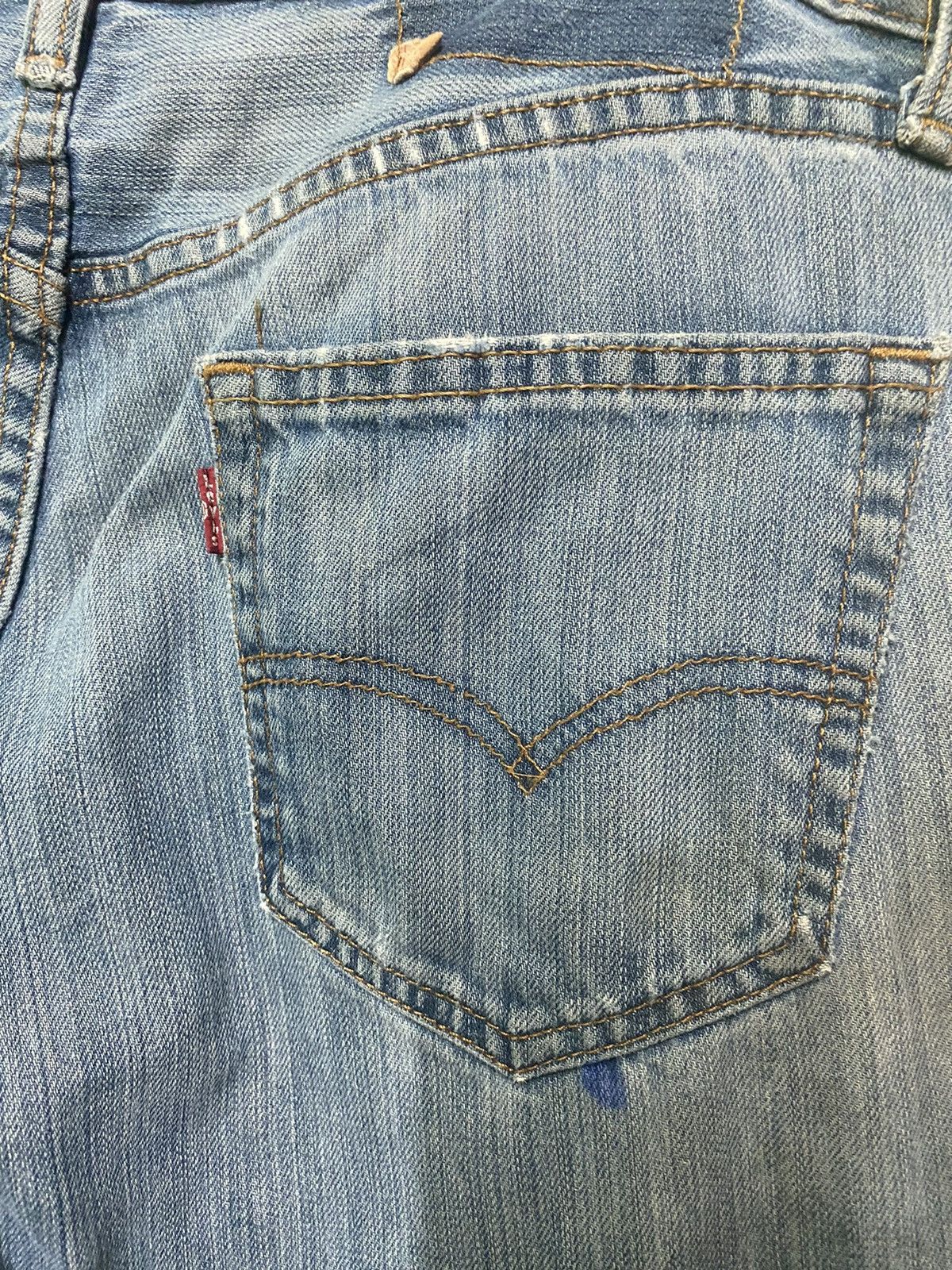 Vintage - Dirty Blue LEVIS Distressed Denim Jeans -L18 - 14