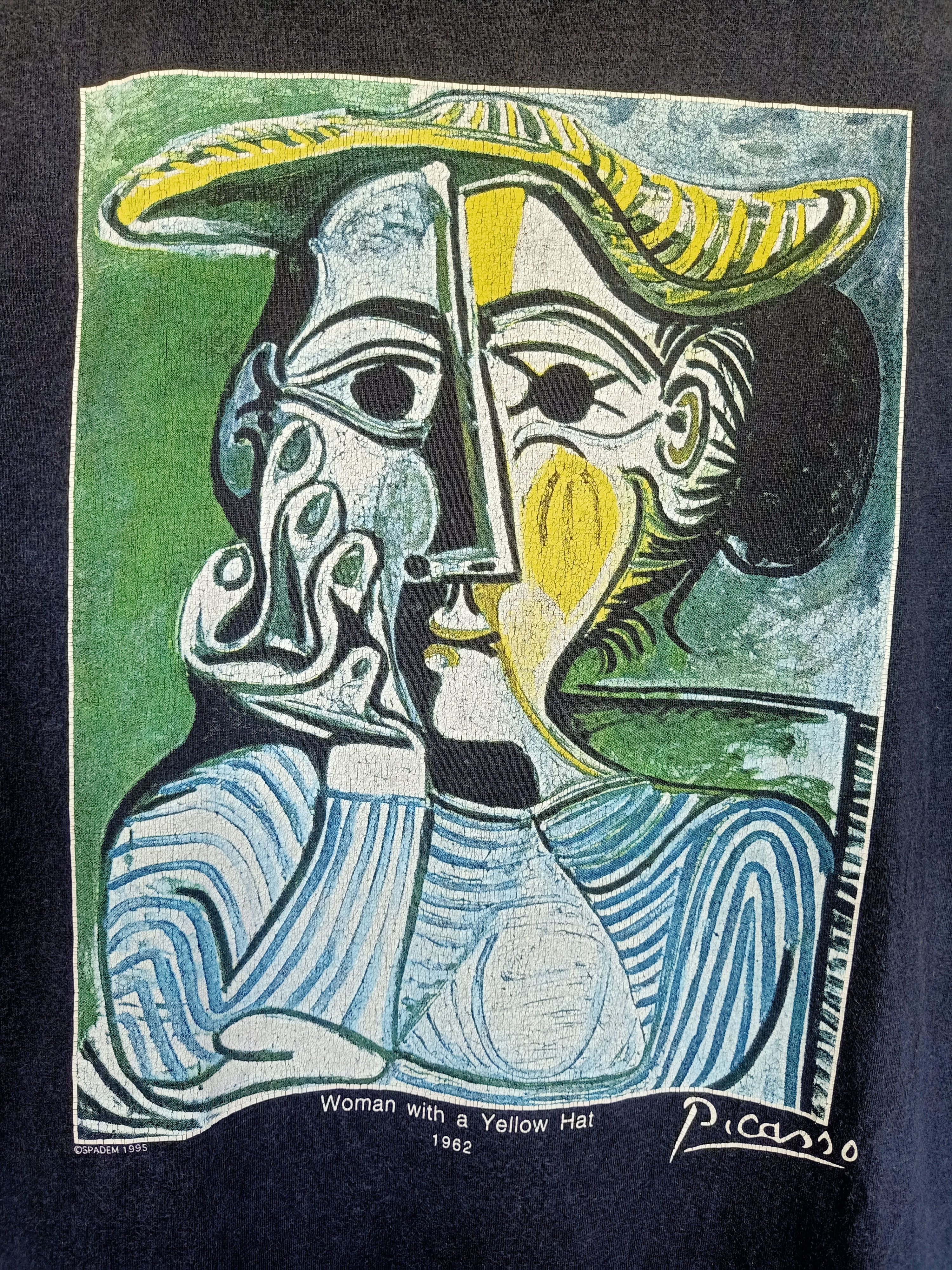 Vintage 90s Pablo Picasso Artwork Jacqueline - 3