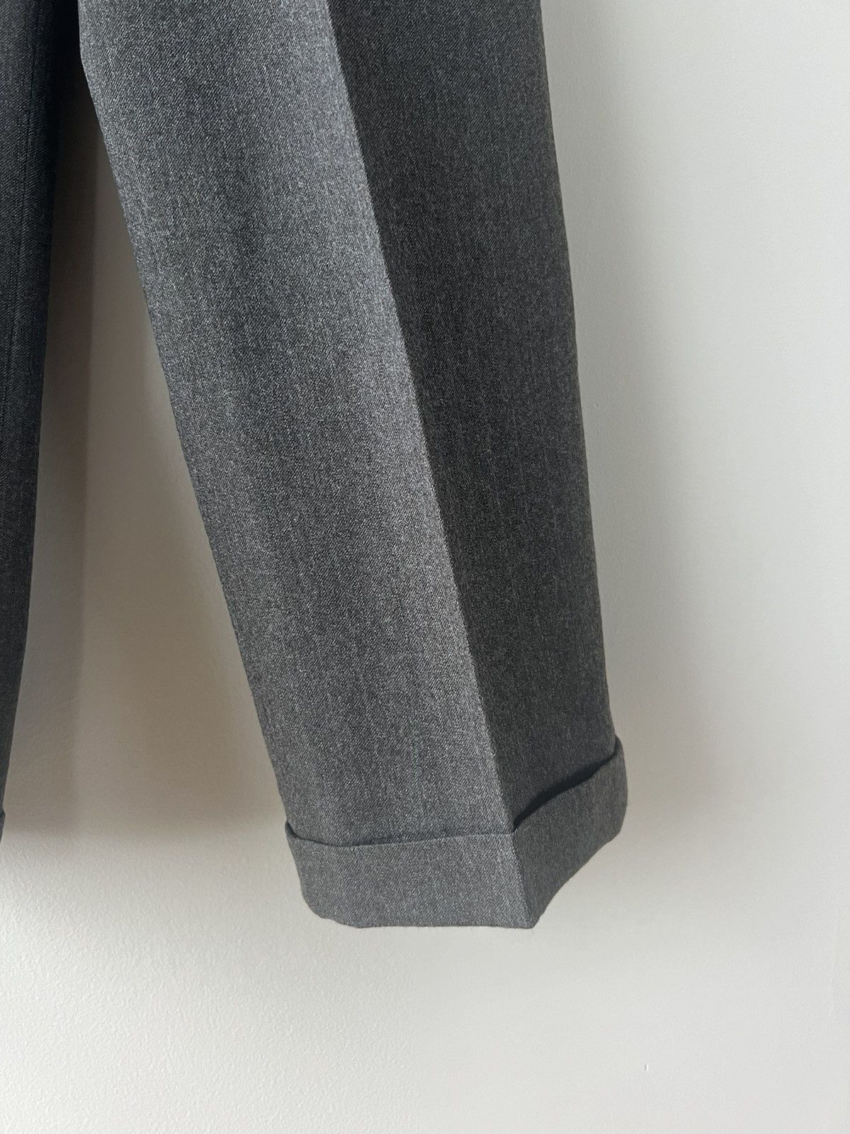 Y’s Pinstripe Wool Trousers - 3