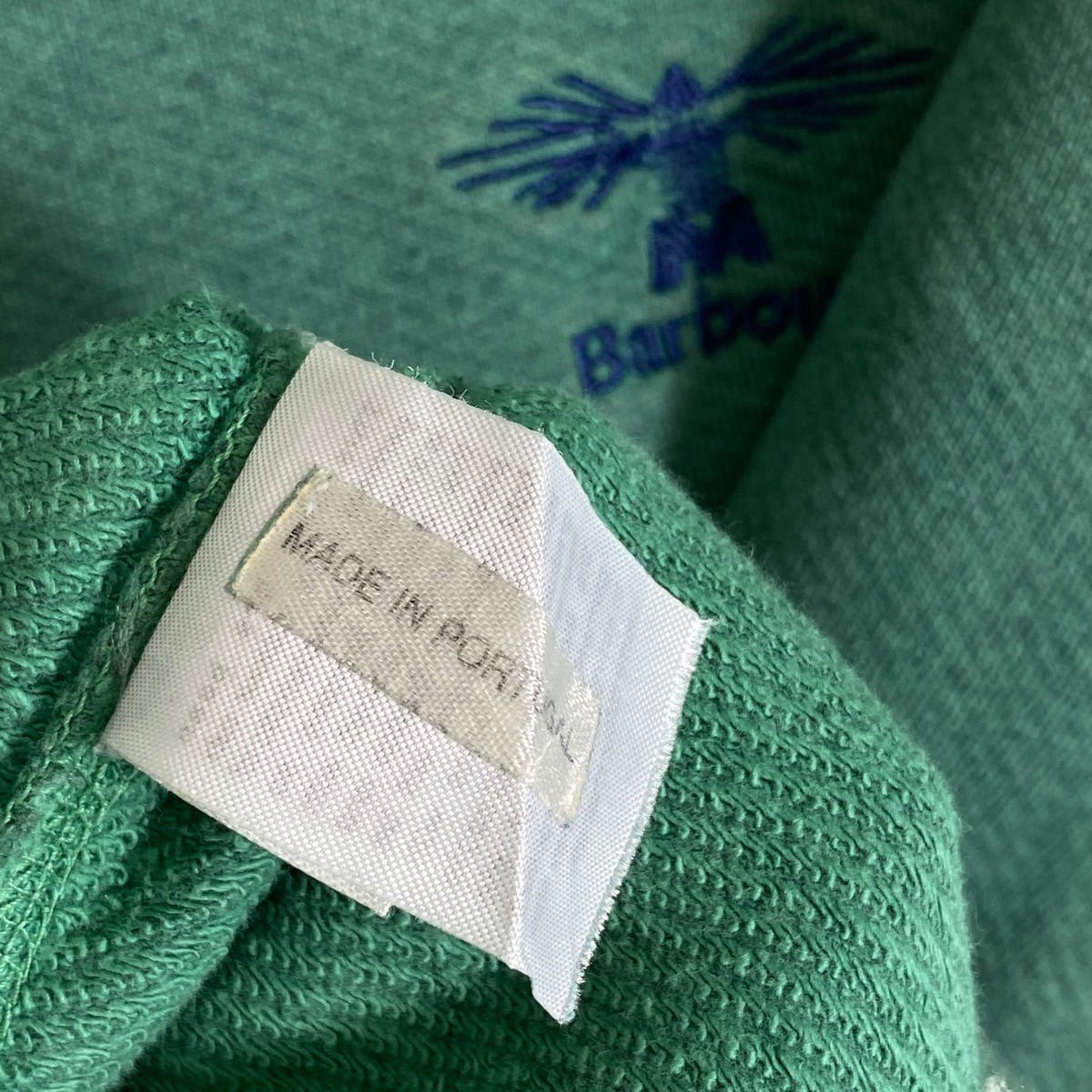 Vintage Barbour Sweatshirt Crewneck Made In Portugal - 10