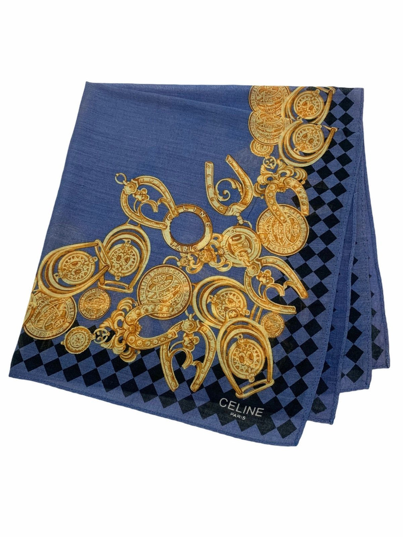 celine bandana handkerchief neckerchief turban pocketsquare - 1