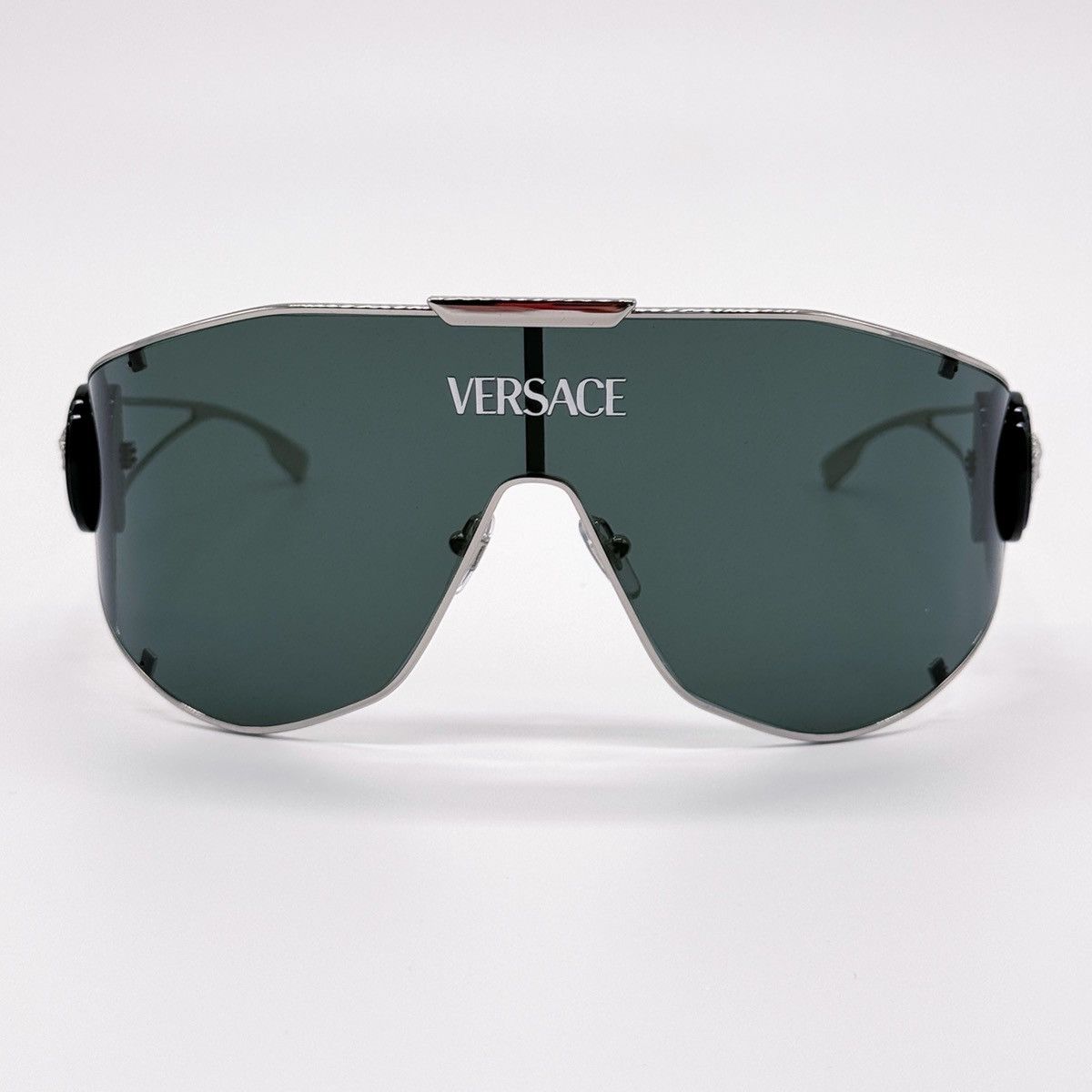 NEW VERSACE MOD 2268 1000/3H SHIELD VE2268 10003H SUNGLASSES - 2