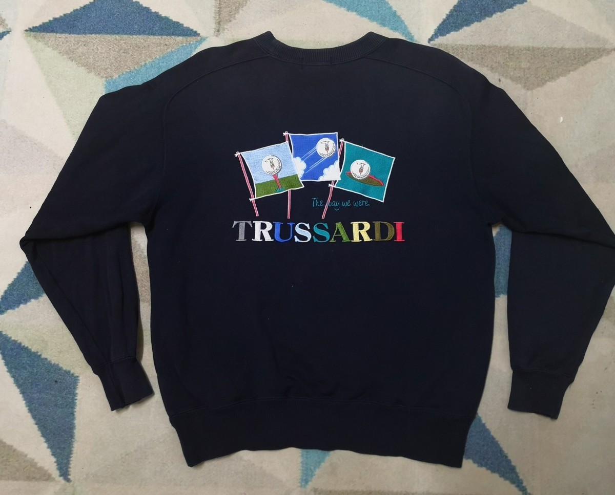 Trussardi - Multicolor Embroidered Big Logo Jumper - 1
