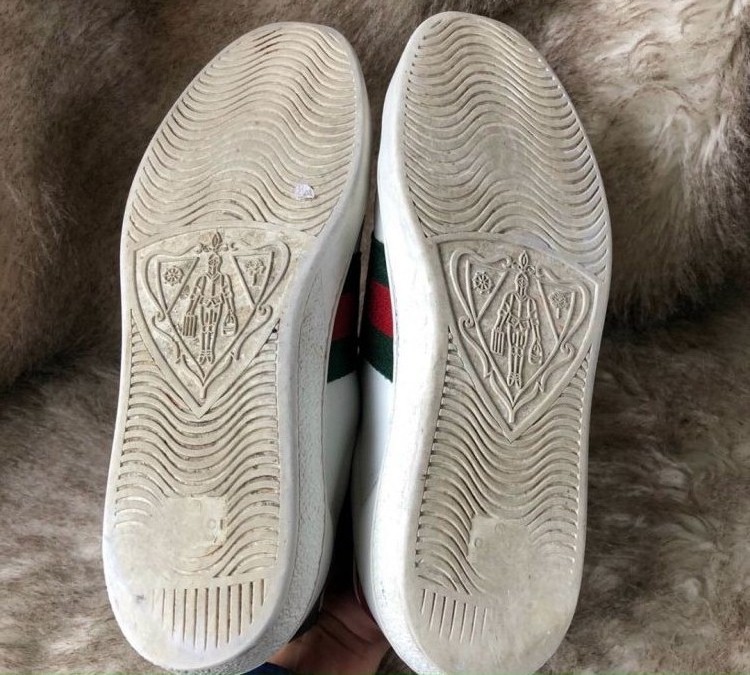*THRIFT*Ace Panther Embroidered Sneaker - 6