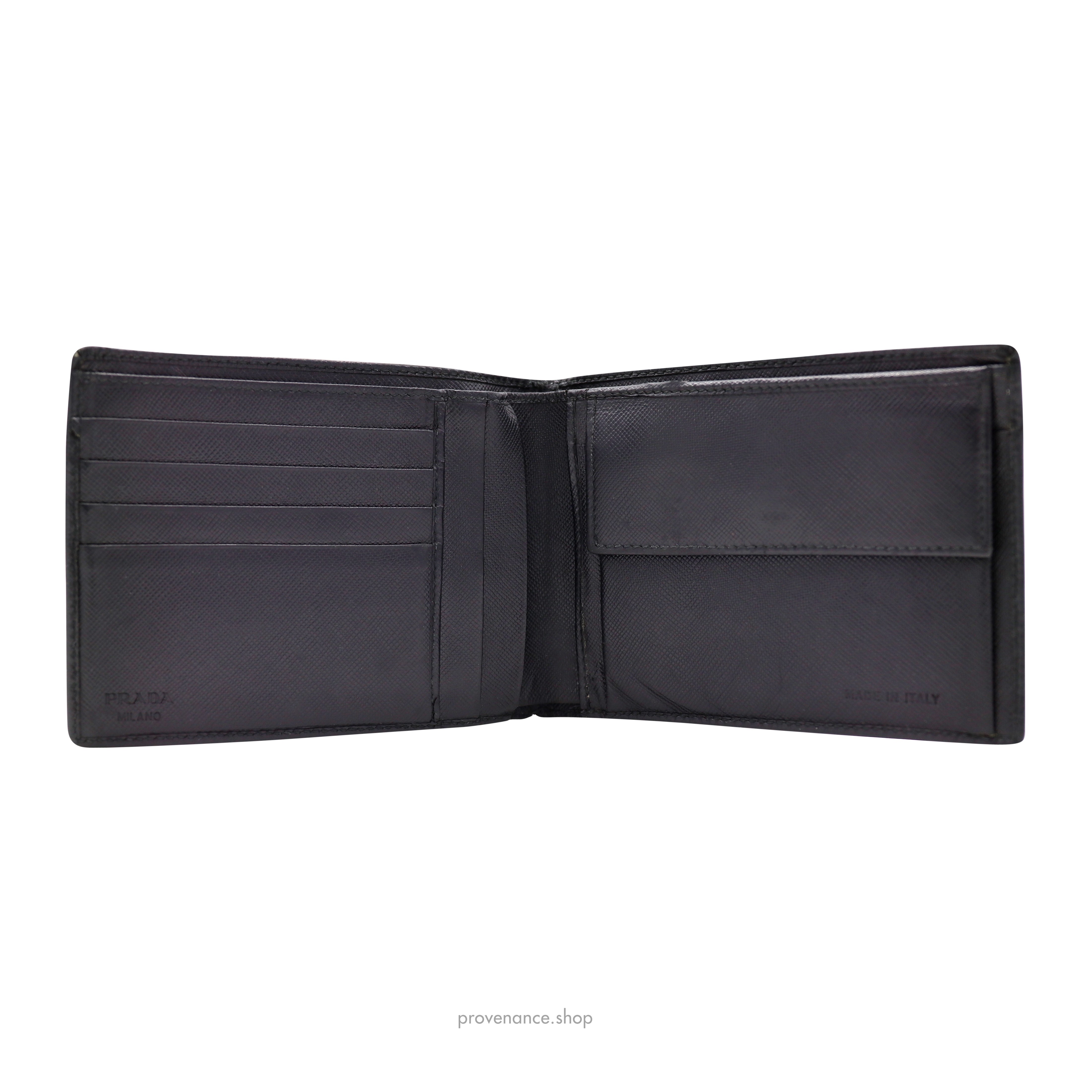 Prada Bifold Wallet - Nero Saffiano Leather - 6