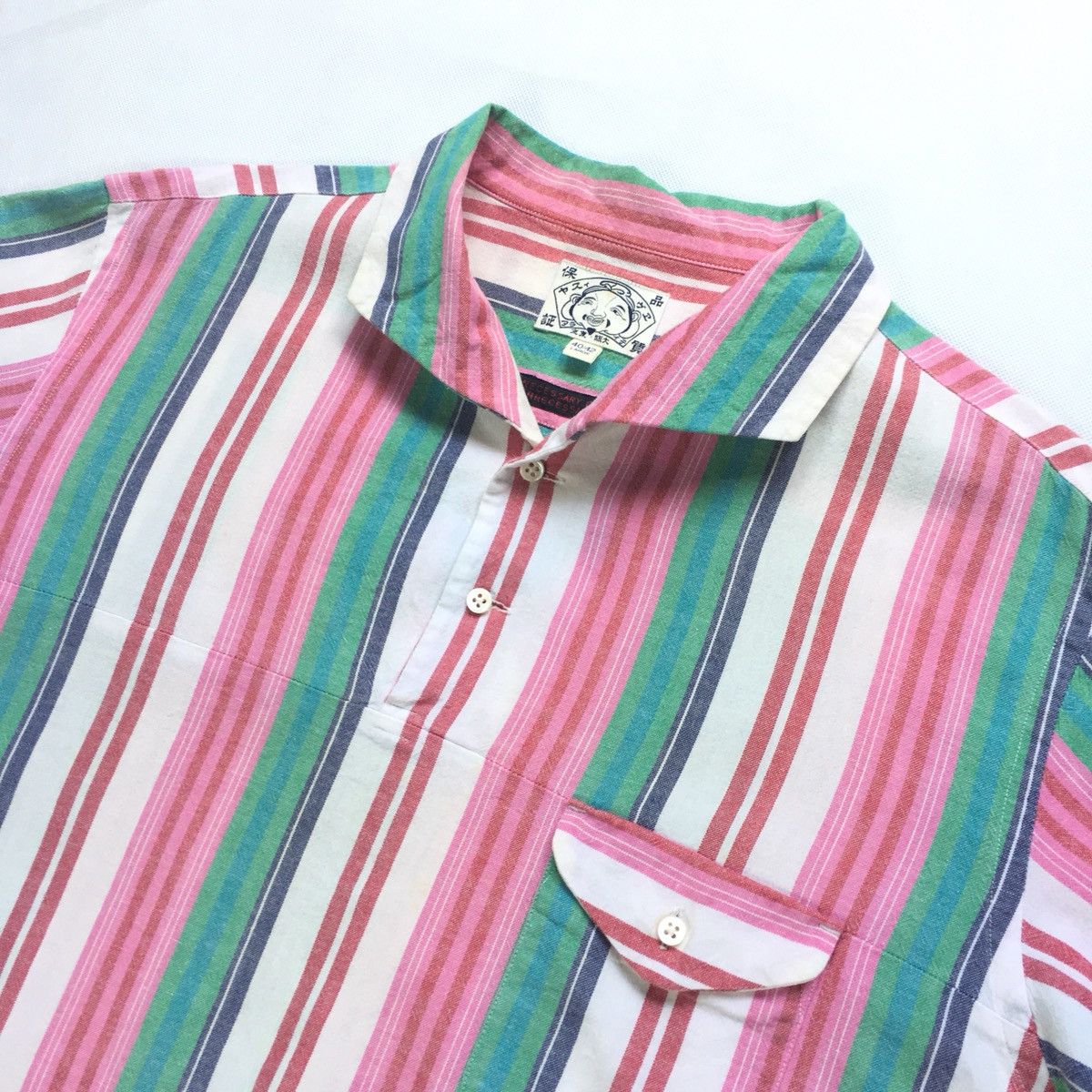 Evisu Japan Multicolor Stripes Pullover Shirt - 2