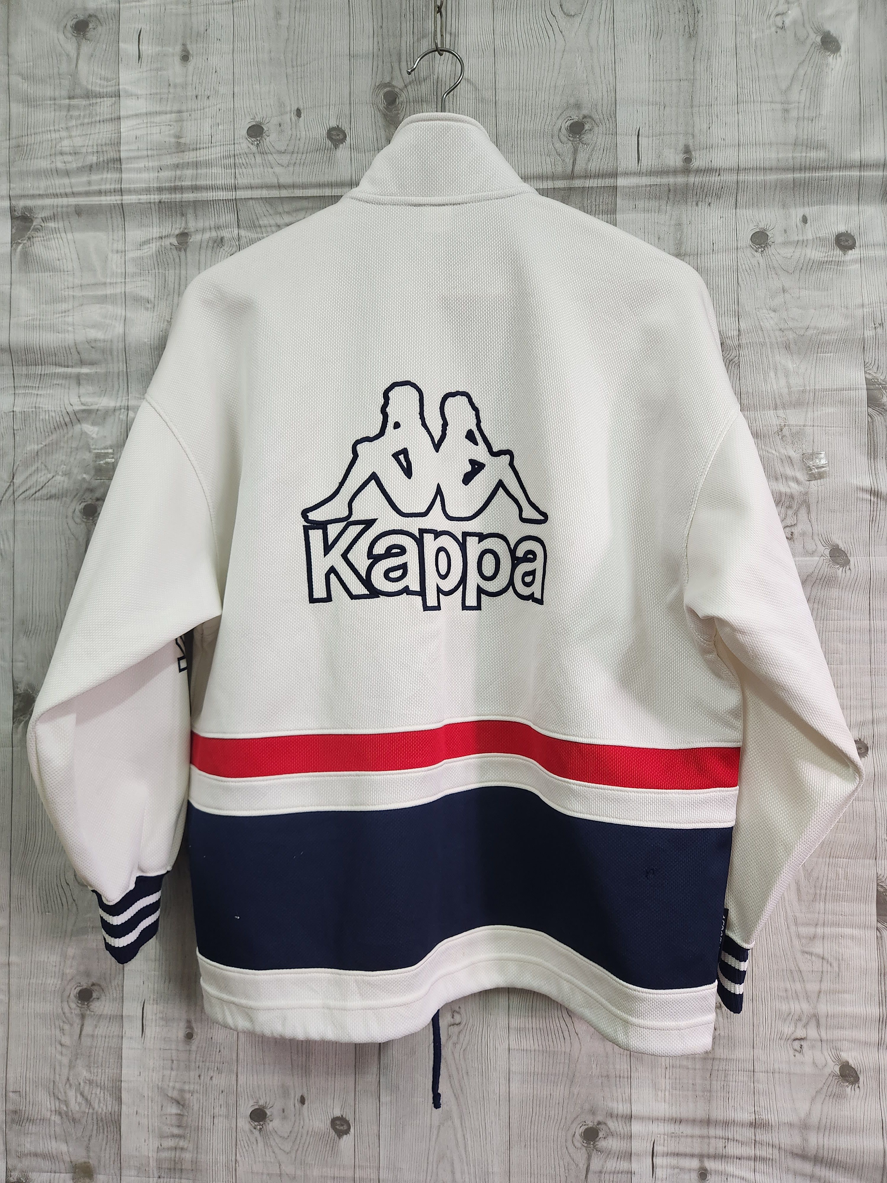 Vintage Kappa Track Top Big Logo Sweater 1980s - 1